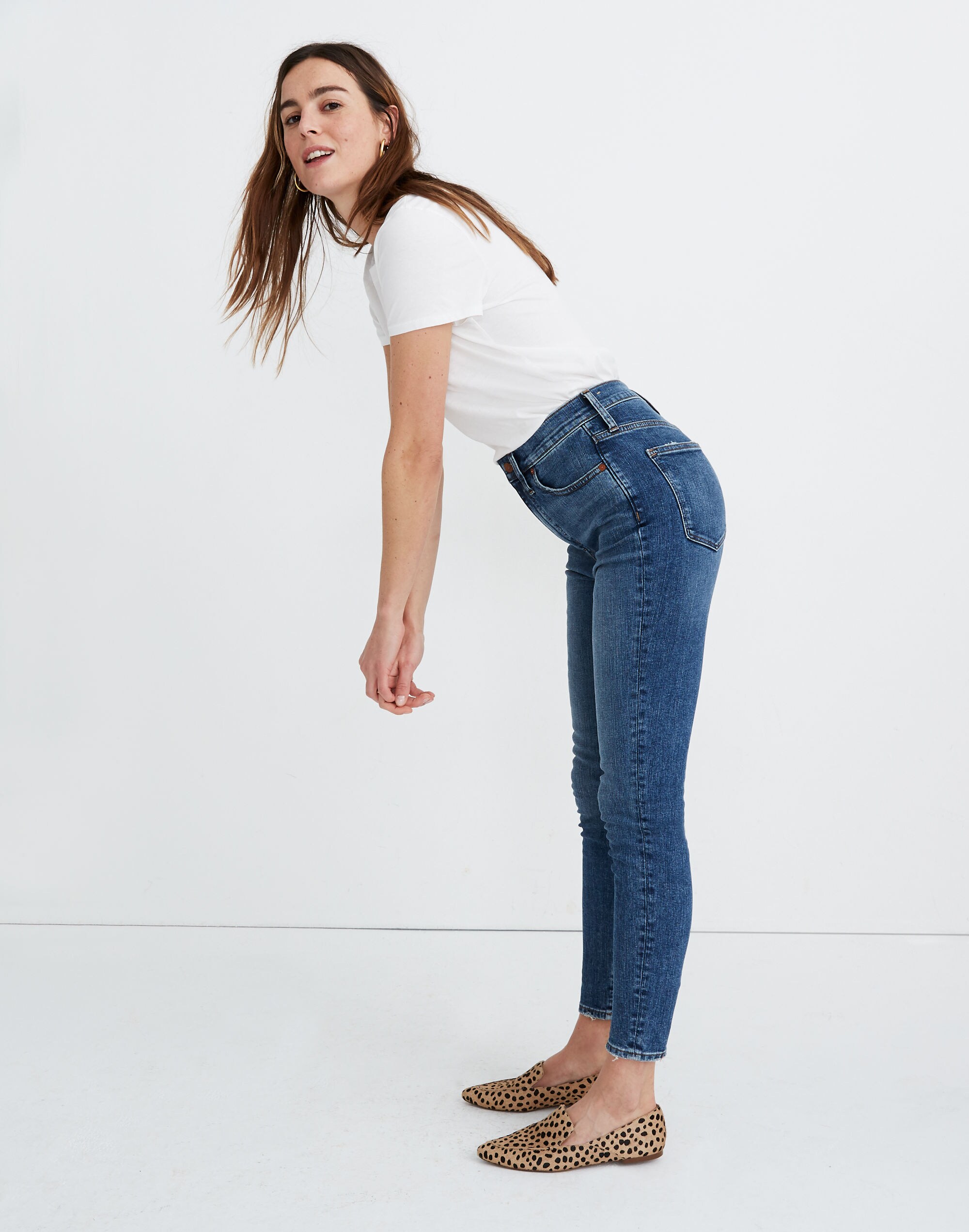 Tall 11" High-Rise Skinny Jeans in Longridge Wash
