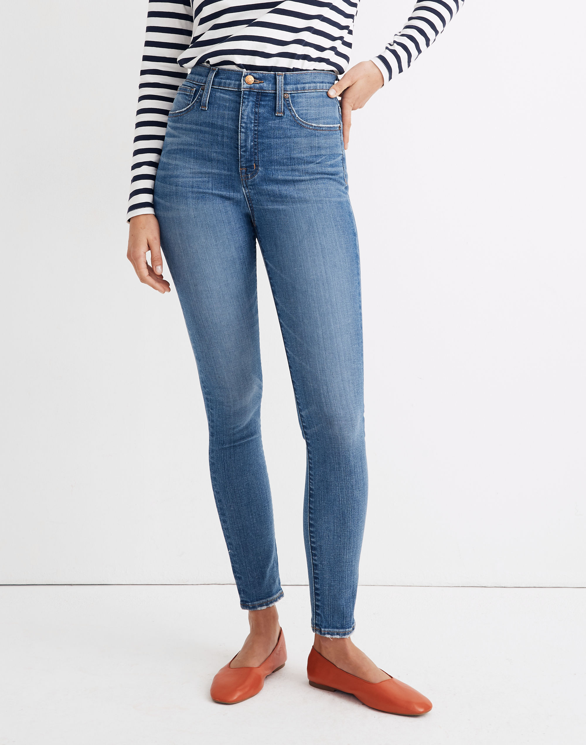 11" High-Rise Skinny Jeans in Maricopa Wash