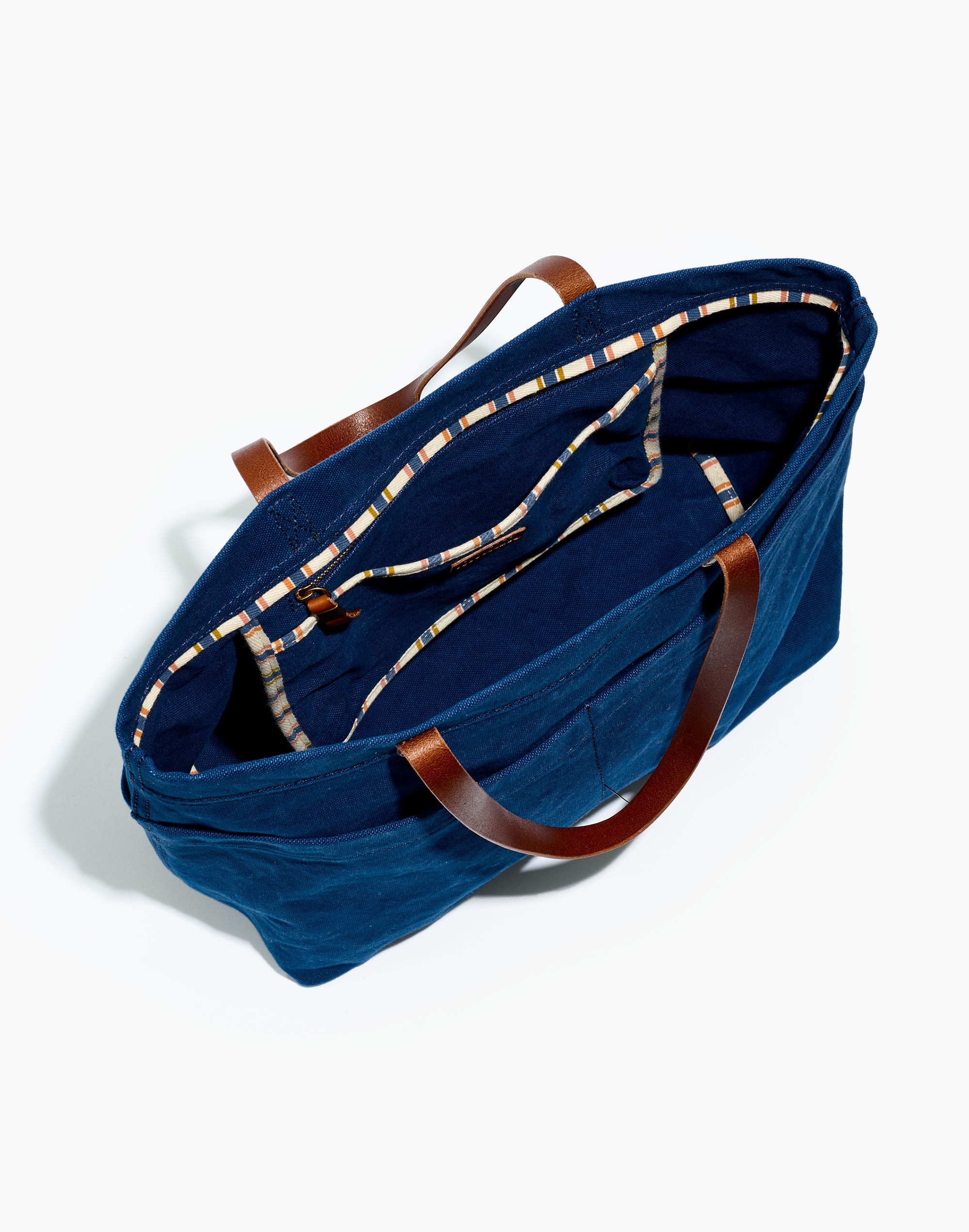 Madewell x Hedley &amp; Bennett Leather-Strap Canvas Tote