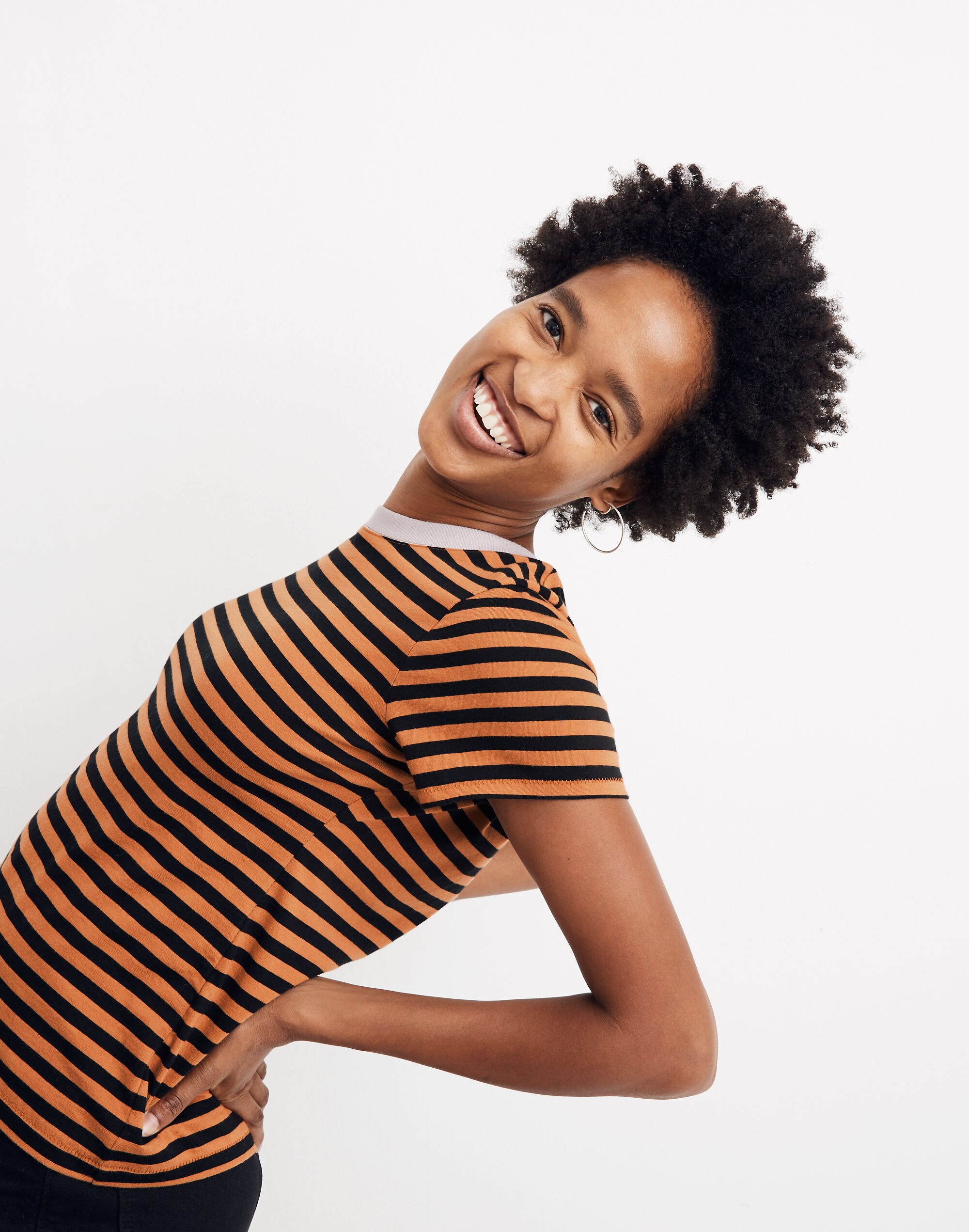 Northside Vintage Tee in Lark Stripe