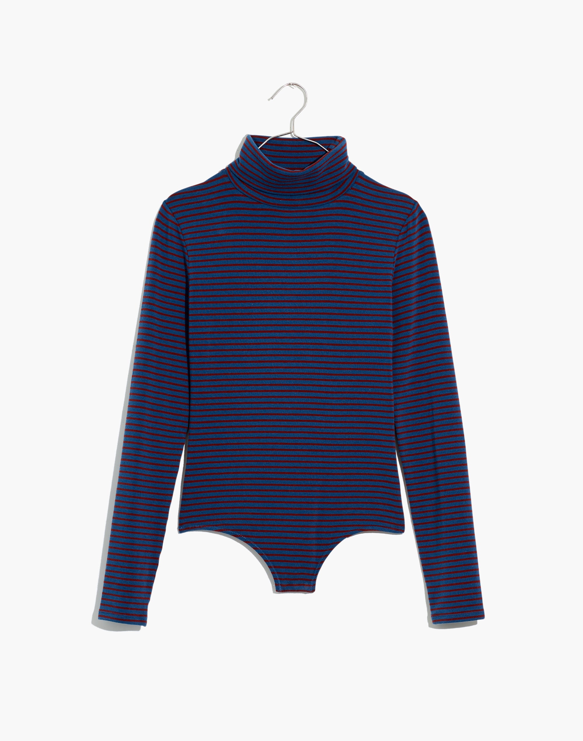 Turtleneck Bodysuit in Simone Stripe