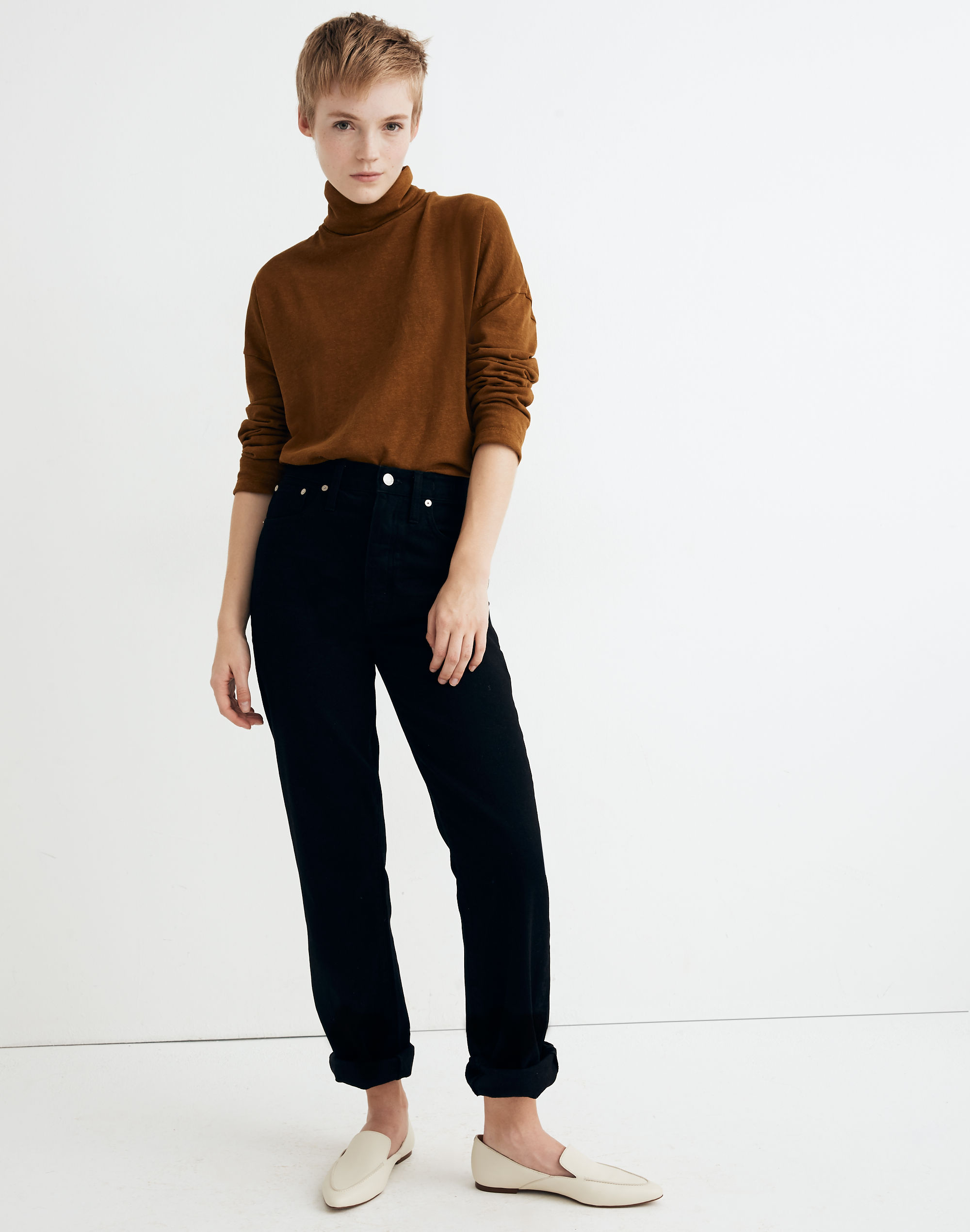 rivet &amp; thread turtleneck tee