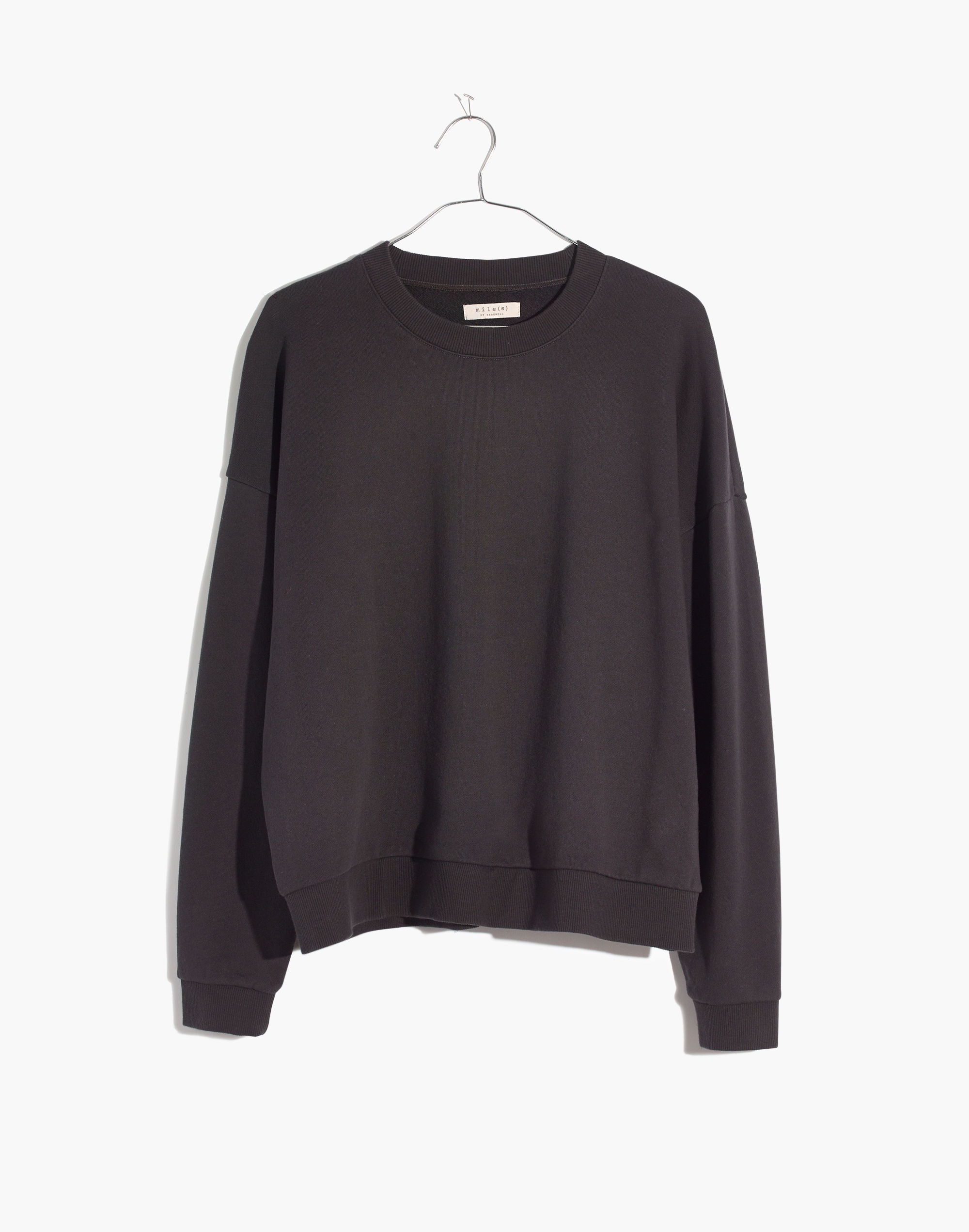 recycled cotton oversized sweatshirt