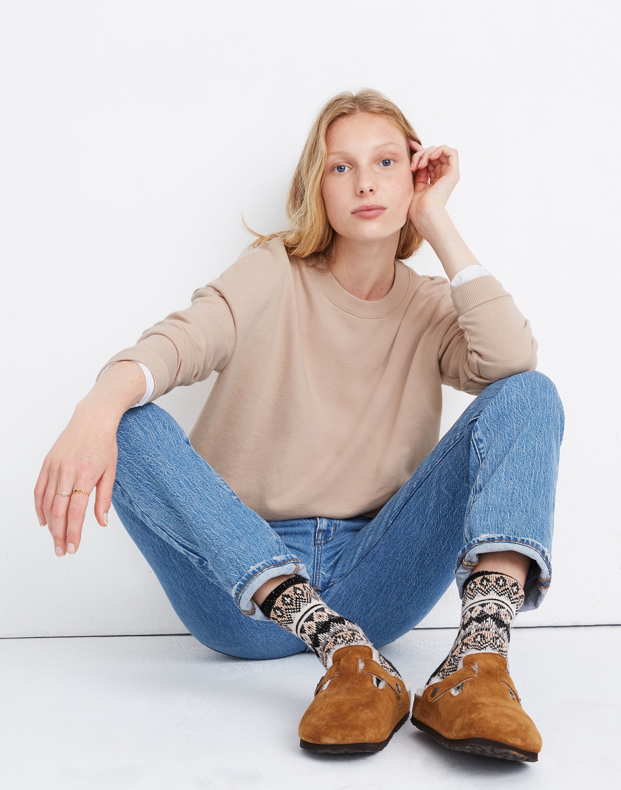 Recycled Cotton Oversized Sweatshirt