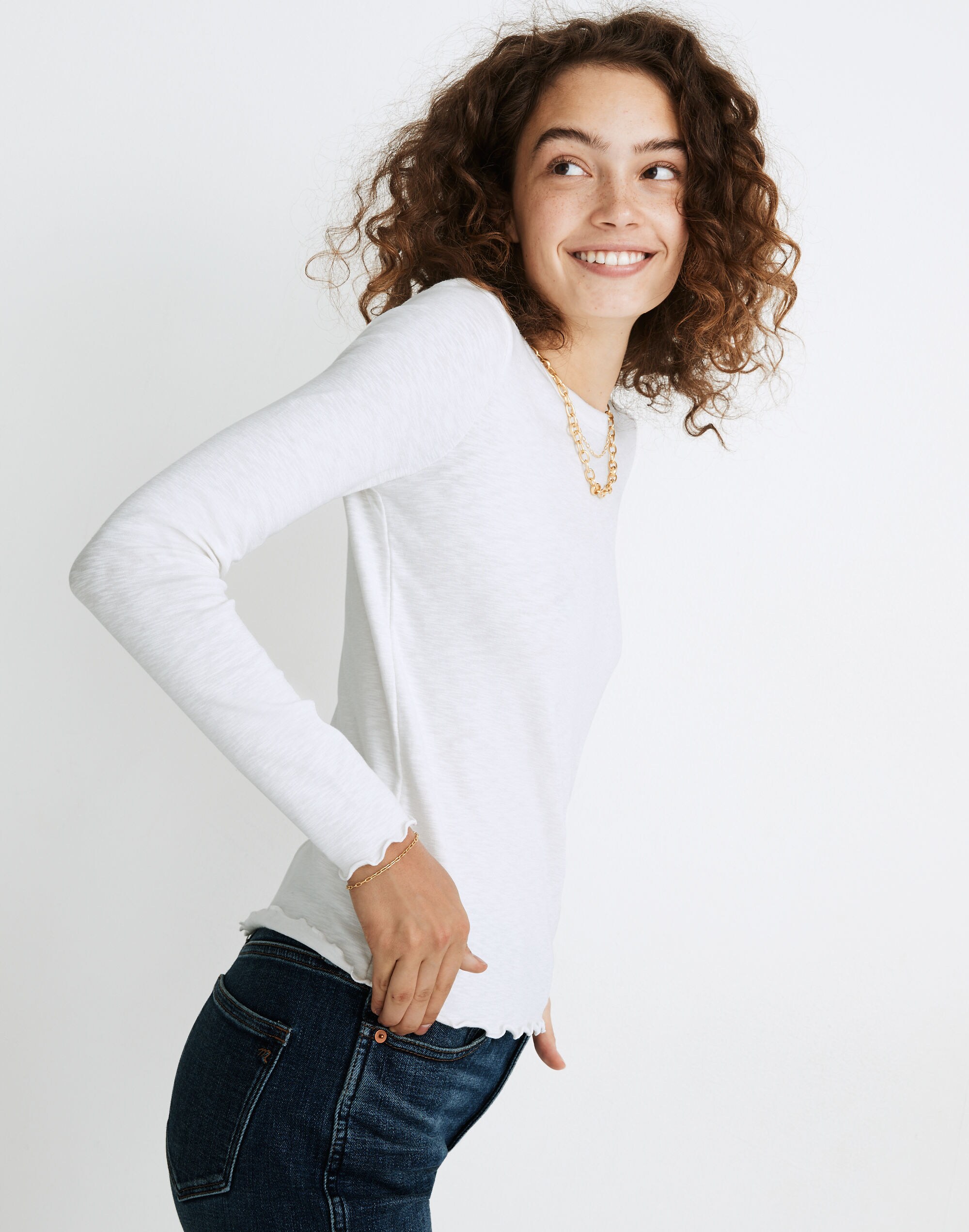 Long-Sleeve Baby Tee