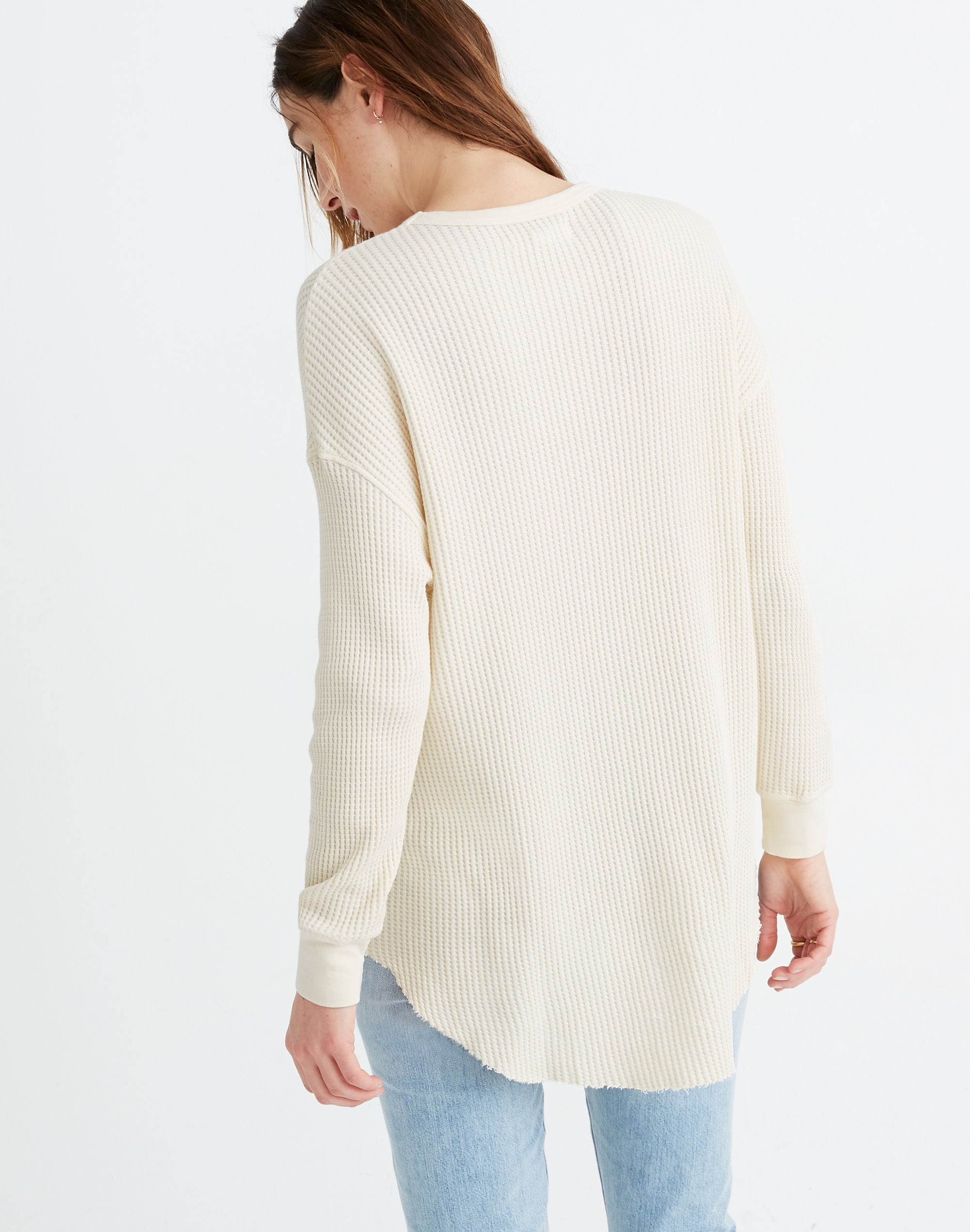 Rivet &amp; Thread Oversized Long-Sleeve Thermal Tee