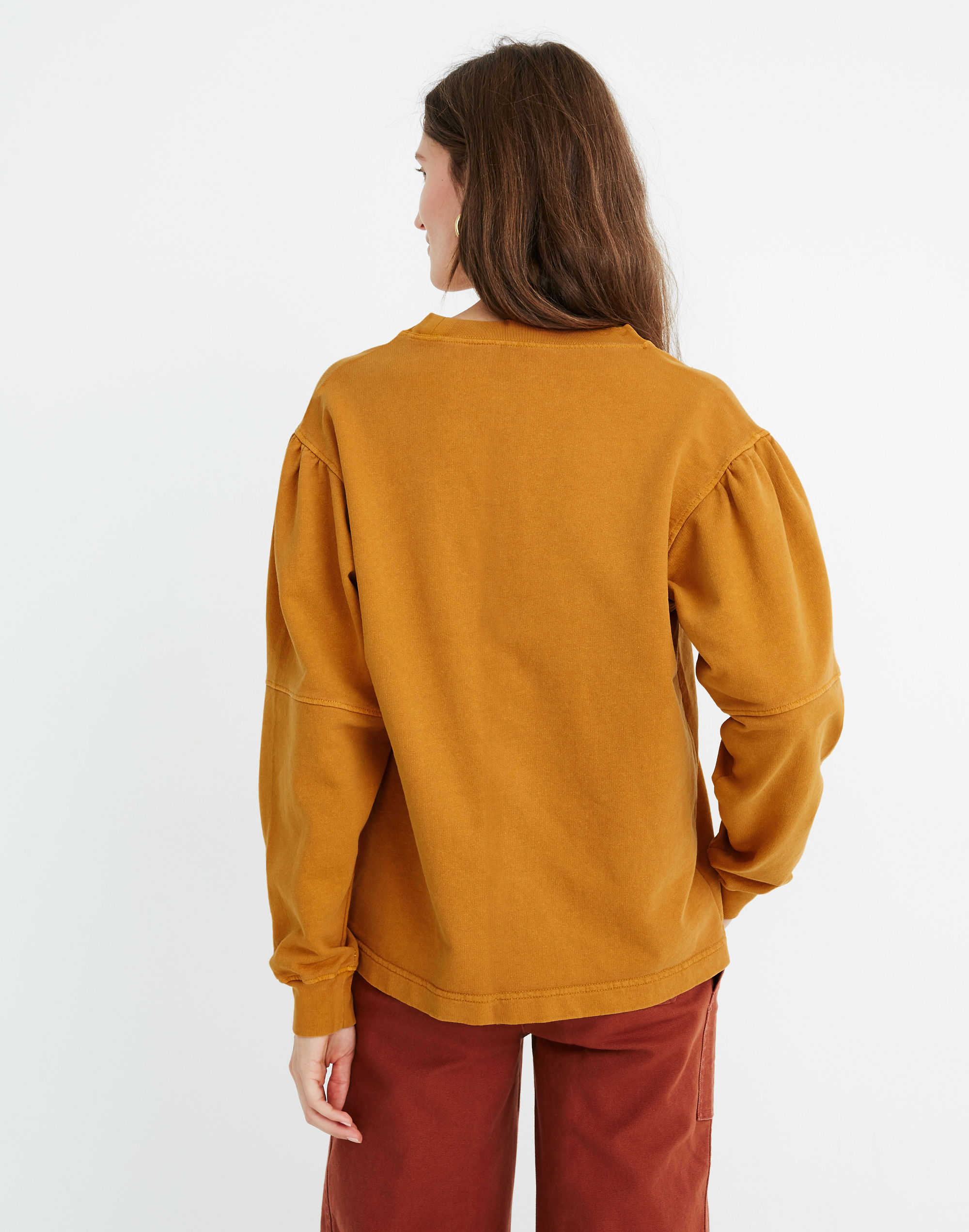 Rivet &amp; Thread Seamed-Sleeve Sweatshirt