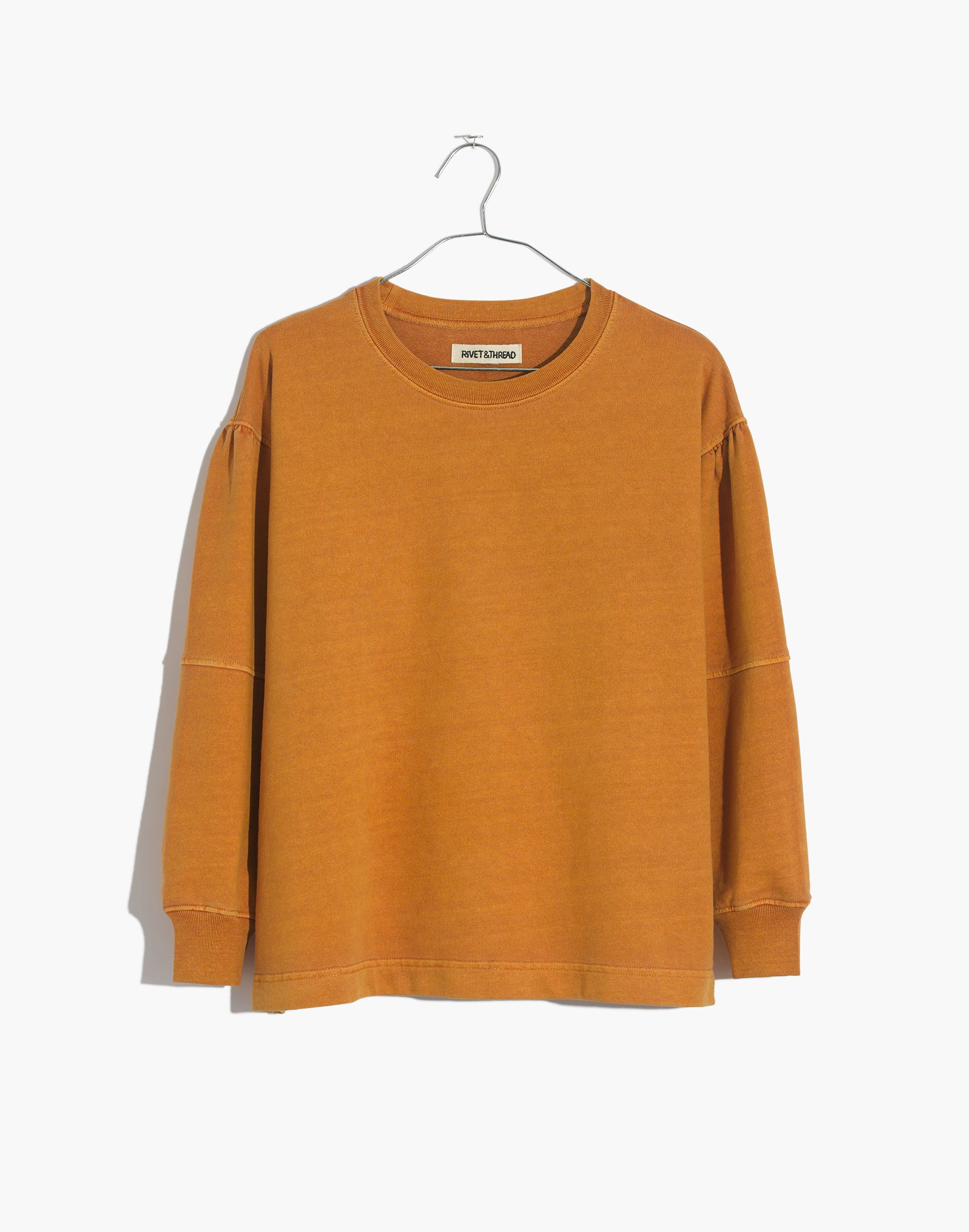 Rivet &amp; Thread Seamed-Sleeve Sweatshirt
