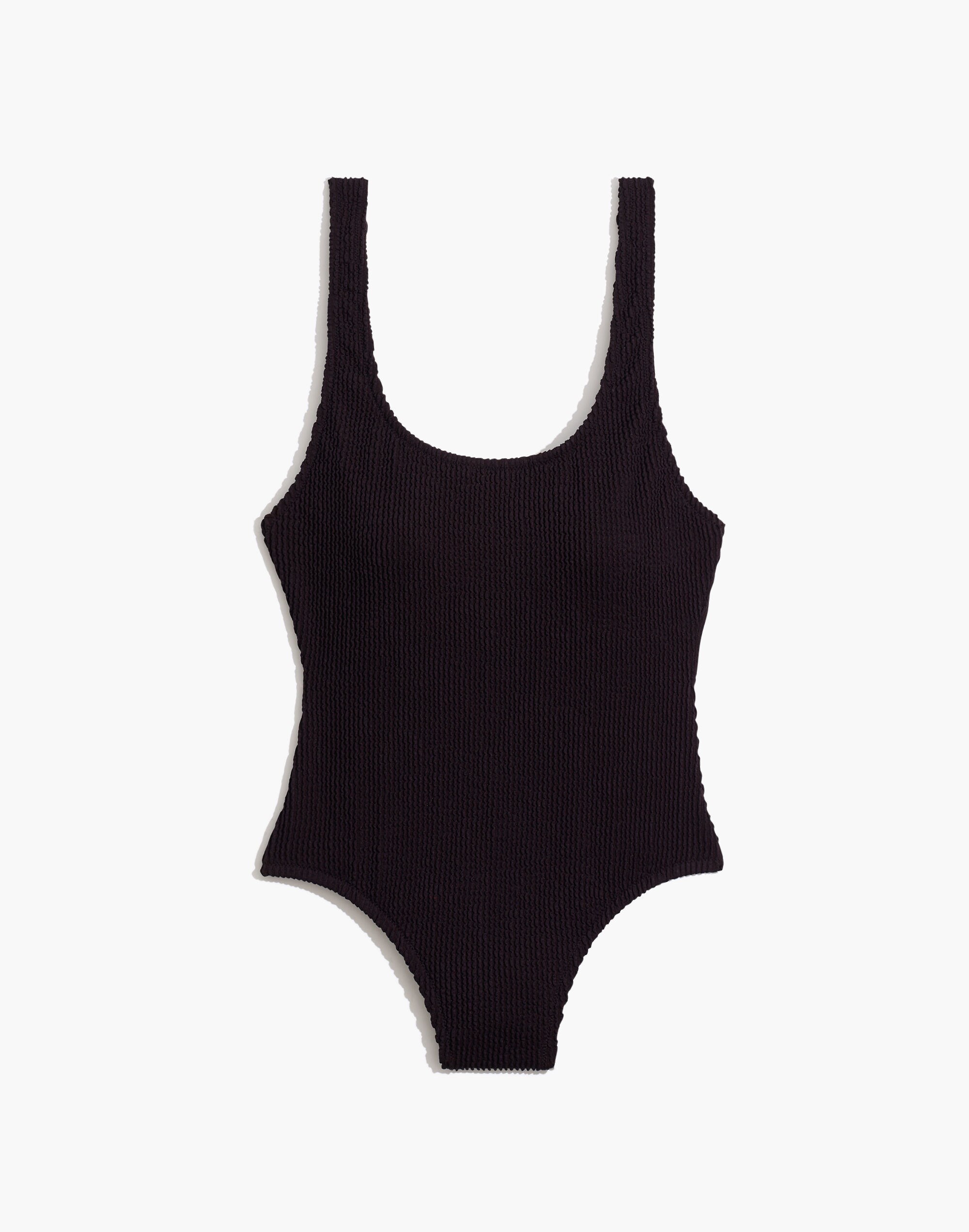 Madewell Second Wave Textured Tank One-Piece Swimsuit