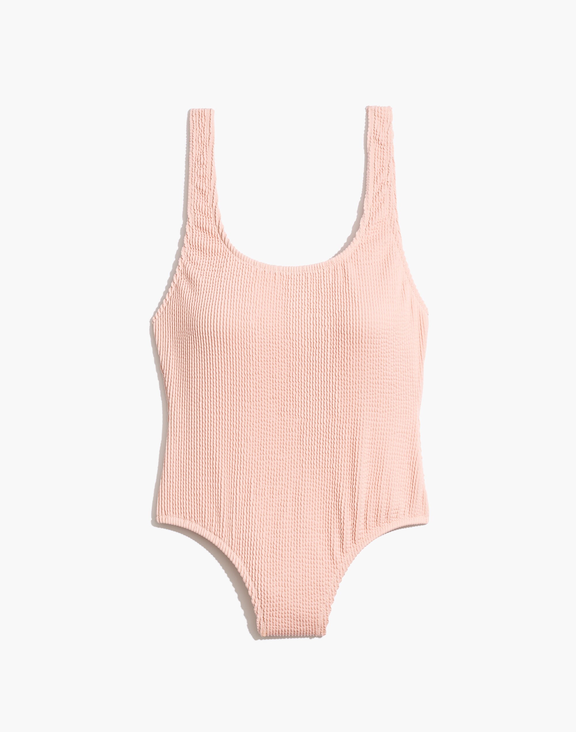 Madewell Second Wave Textured Tank One-Piece Swimsuit