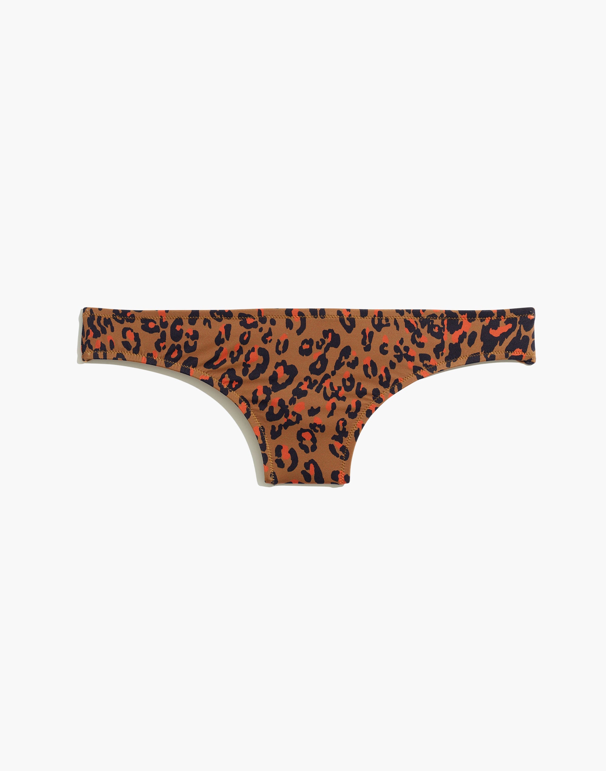 Madewell Second Wave Classic Bikini Bottom in Jungle Cat