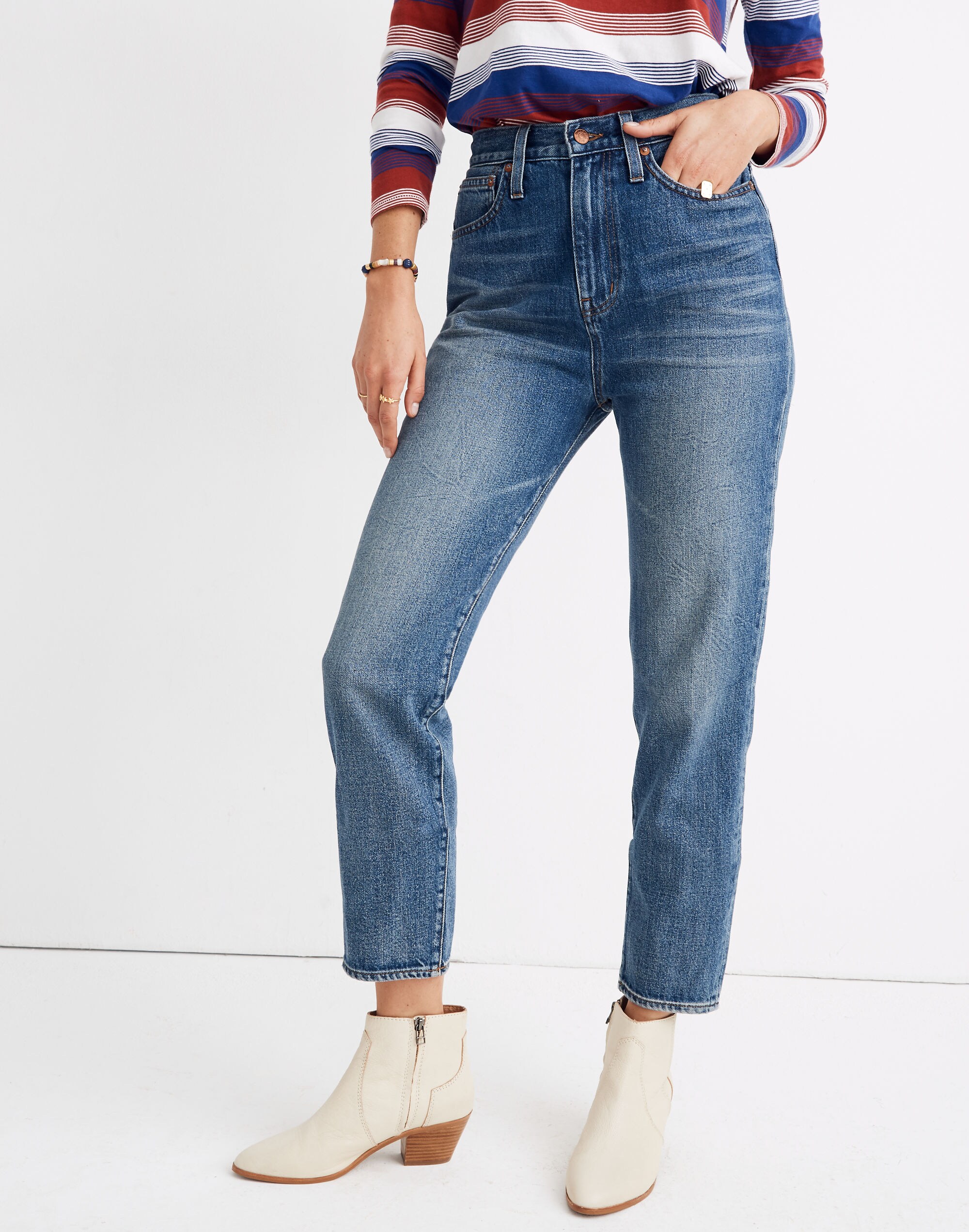 Petite mère PETITES The Lil Half-Piped Ankle - Act Natural | MOTHER DENIM