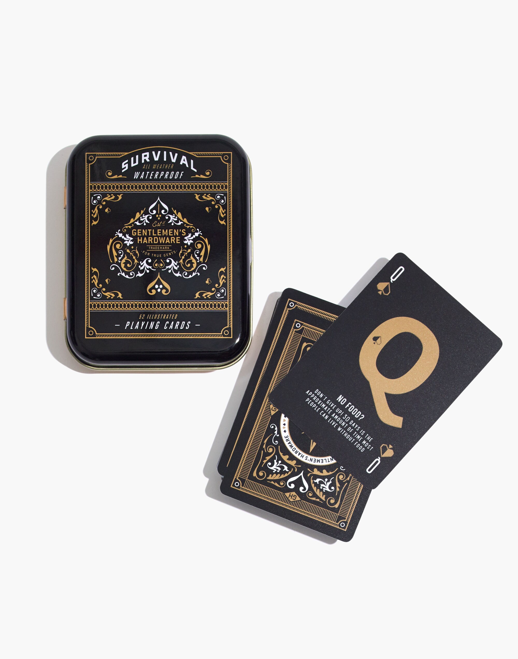 Wild &amp; Wolf Campfire Survival Playing Cards