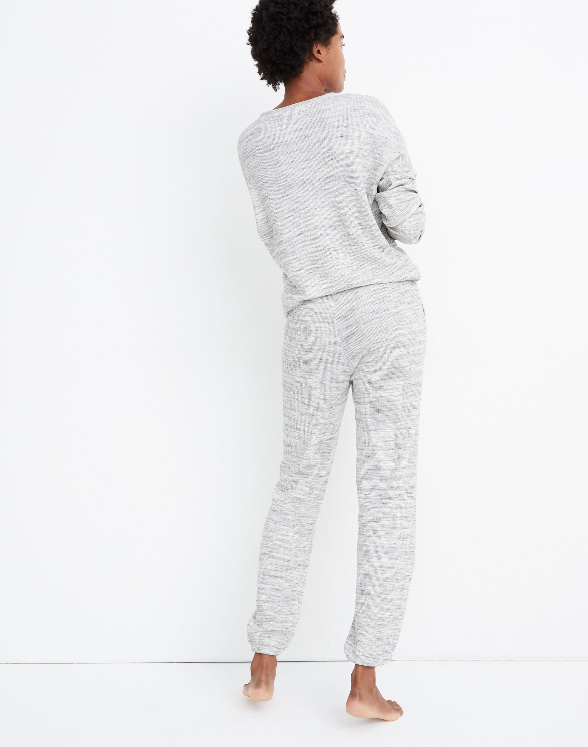 Waffle Knit Pajama Top