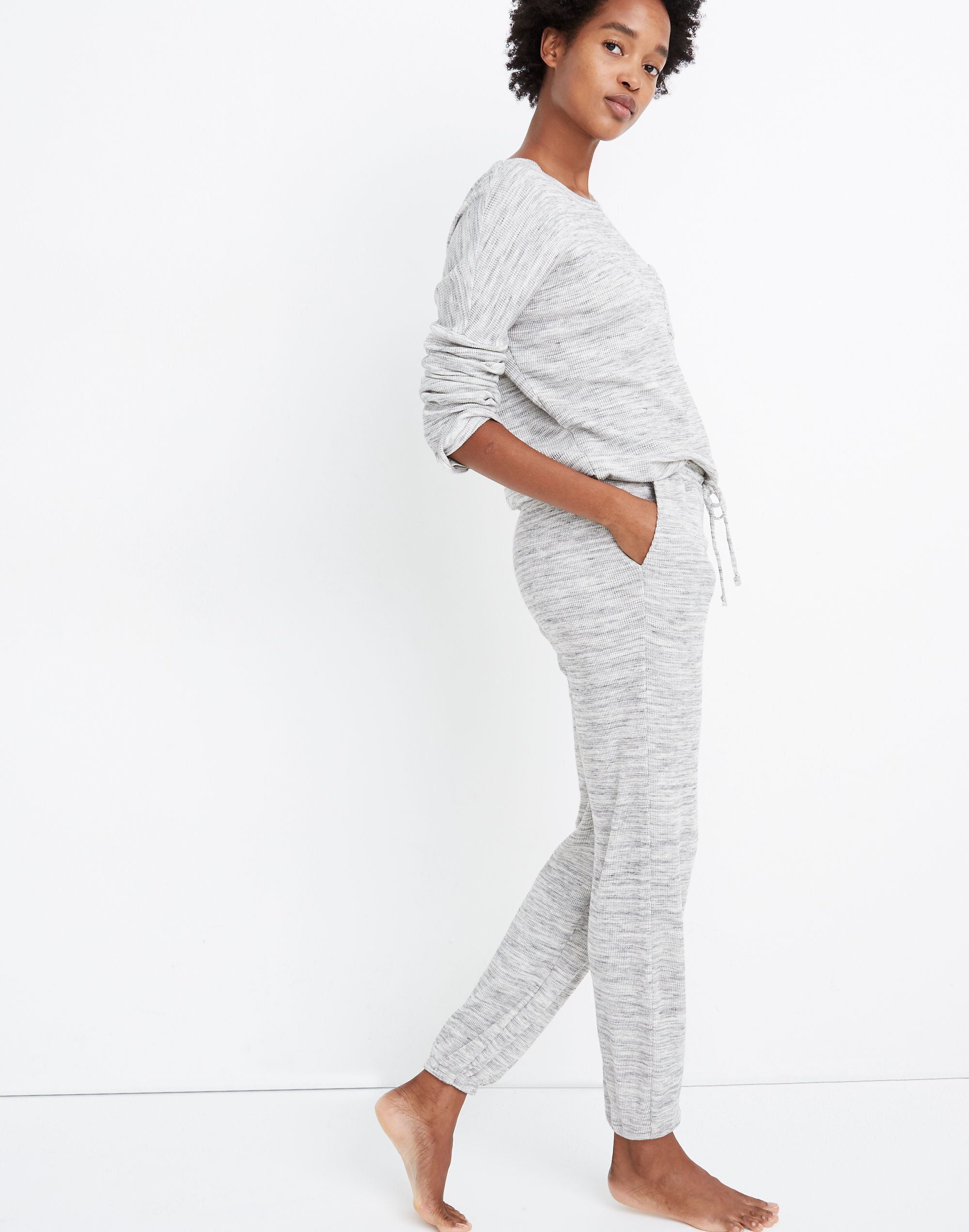 Waffle Knit Pajama Pants