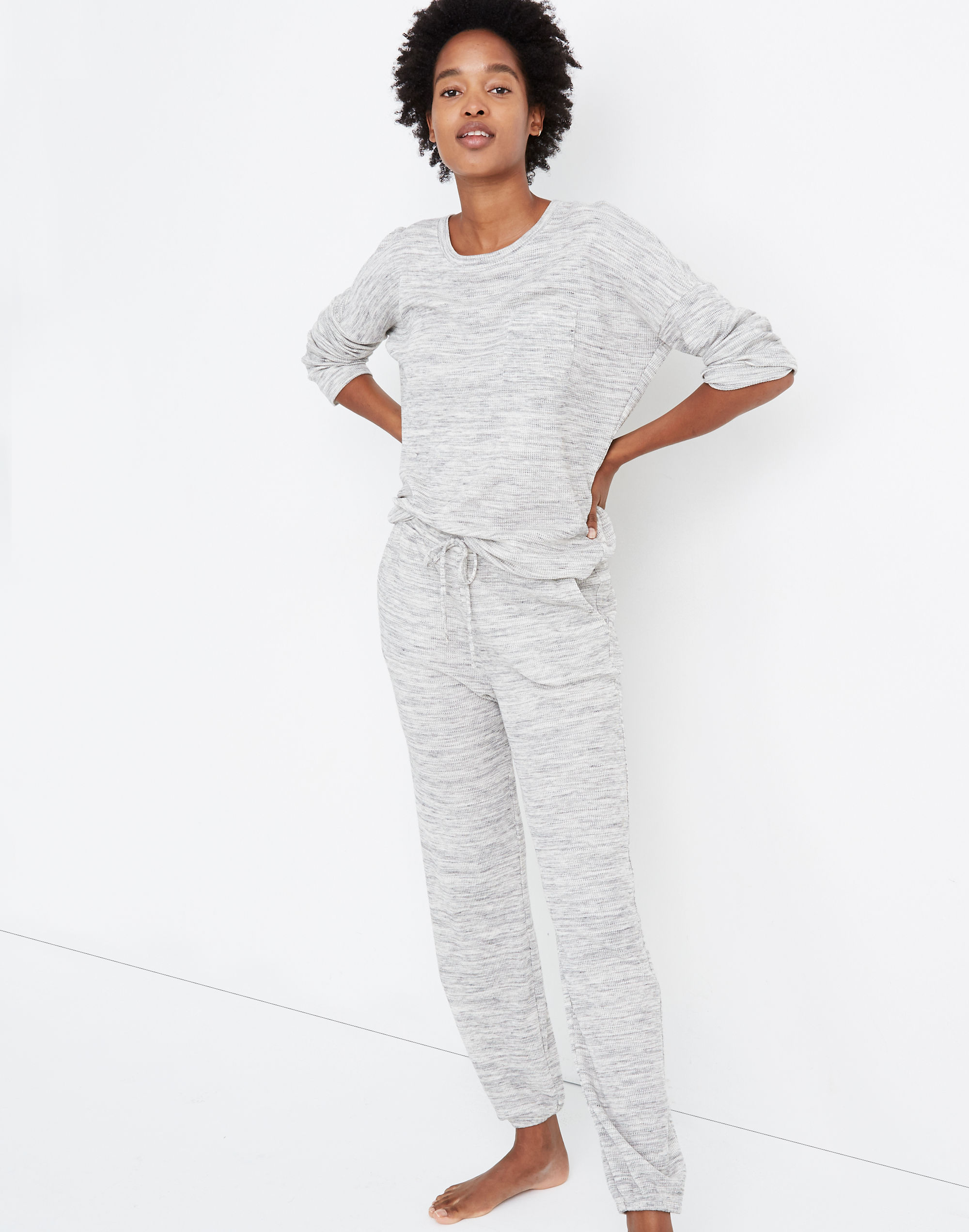 Waffle Knit Pajama Pants