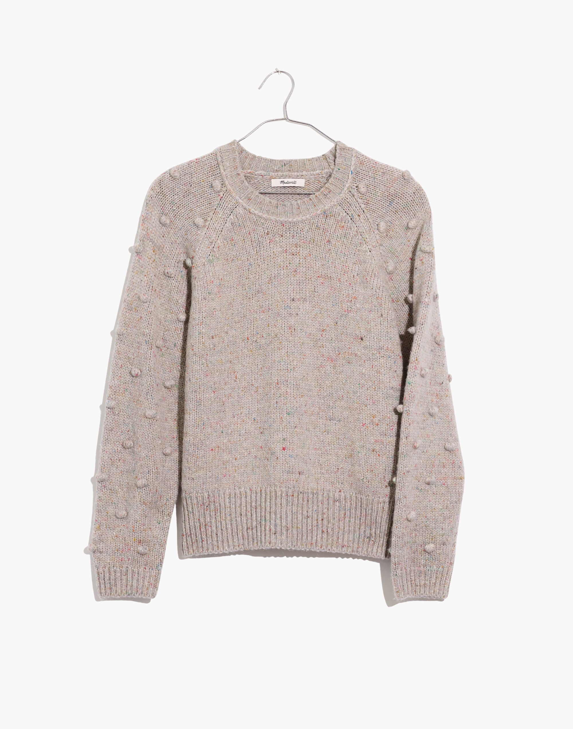 Palmroy Bobble-Sleeve Pullover Sweater