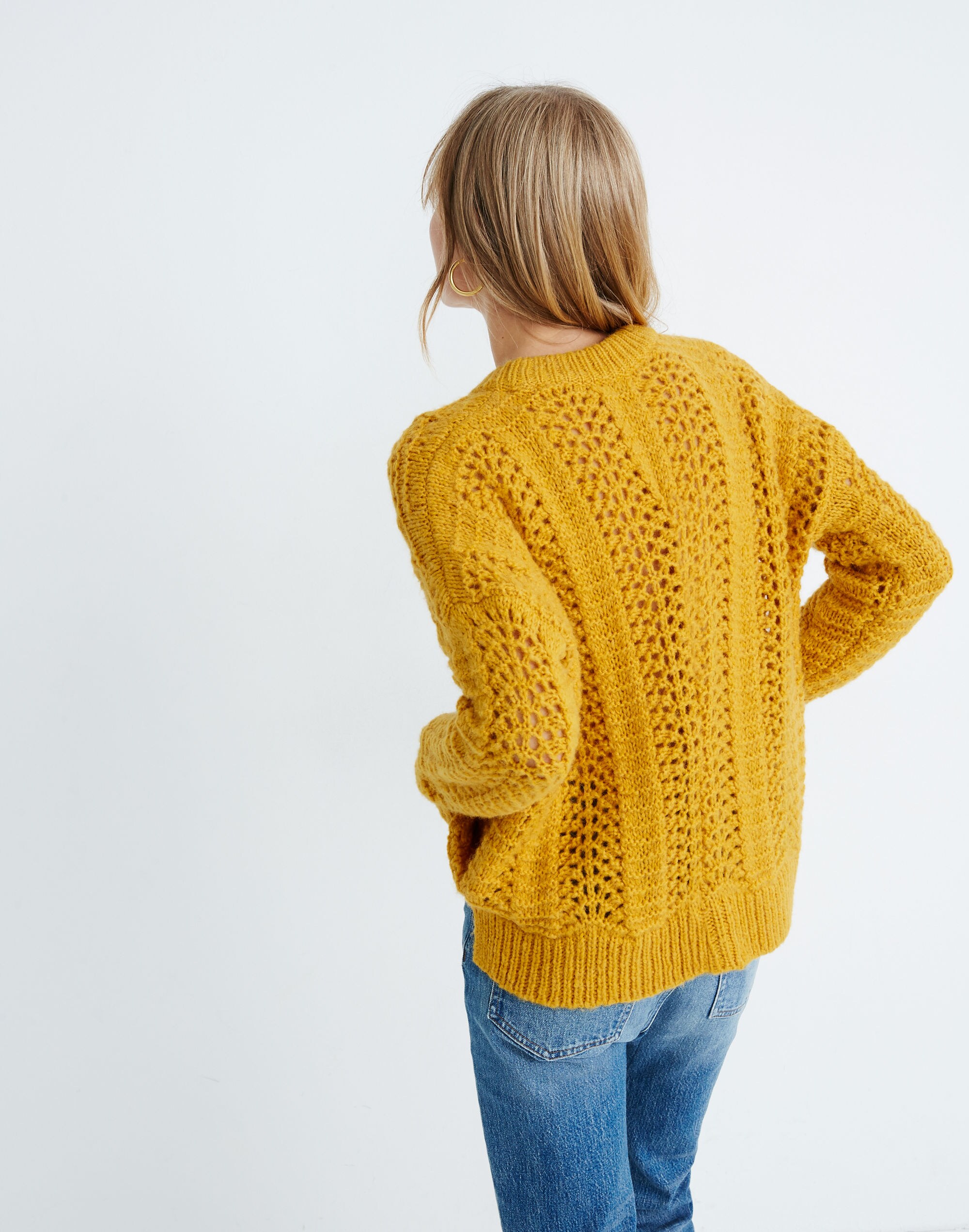 Windemere Pointelle Pullover Sweater