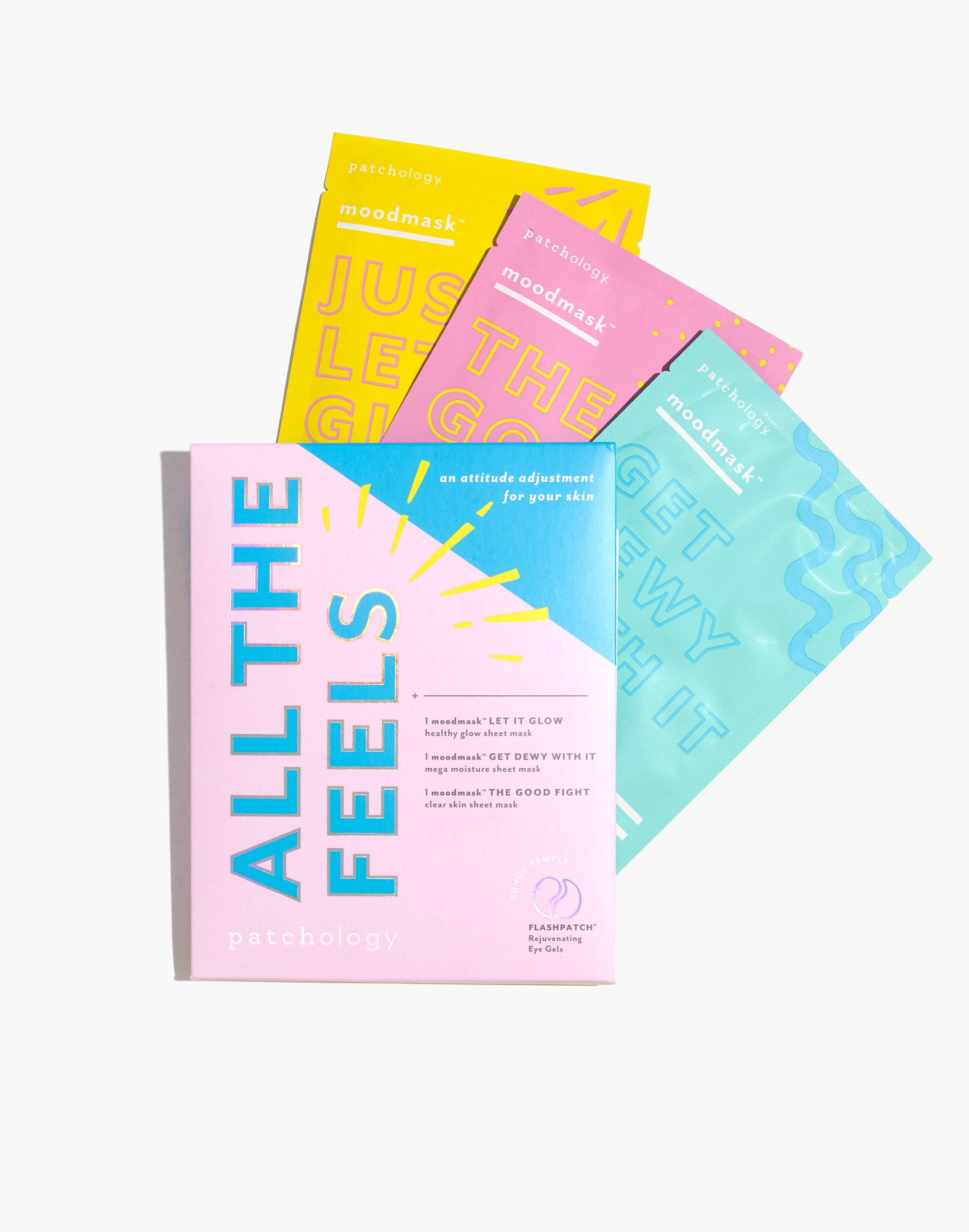 Patchology&reg; All The Feels Moodmask&trade; Sheet Mask Three-Pack