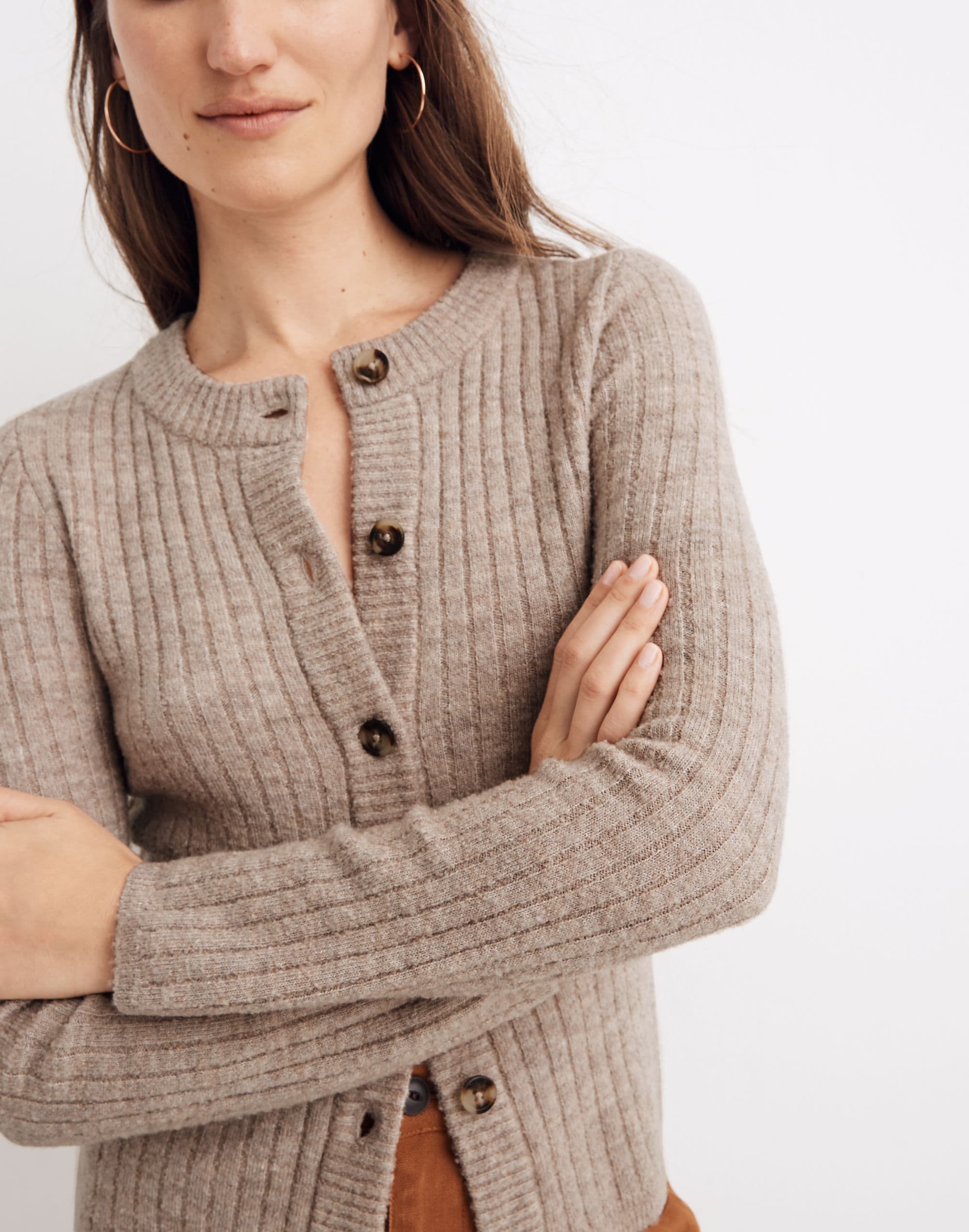 Merritt Shrunken Cardigan Sweater