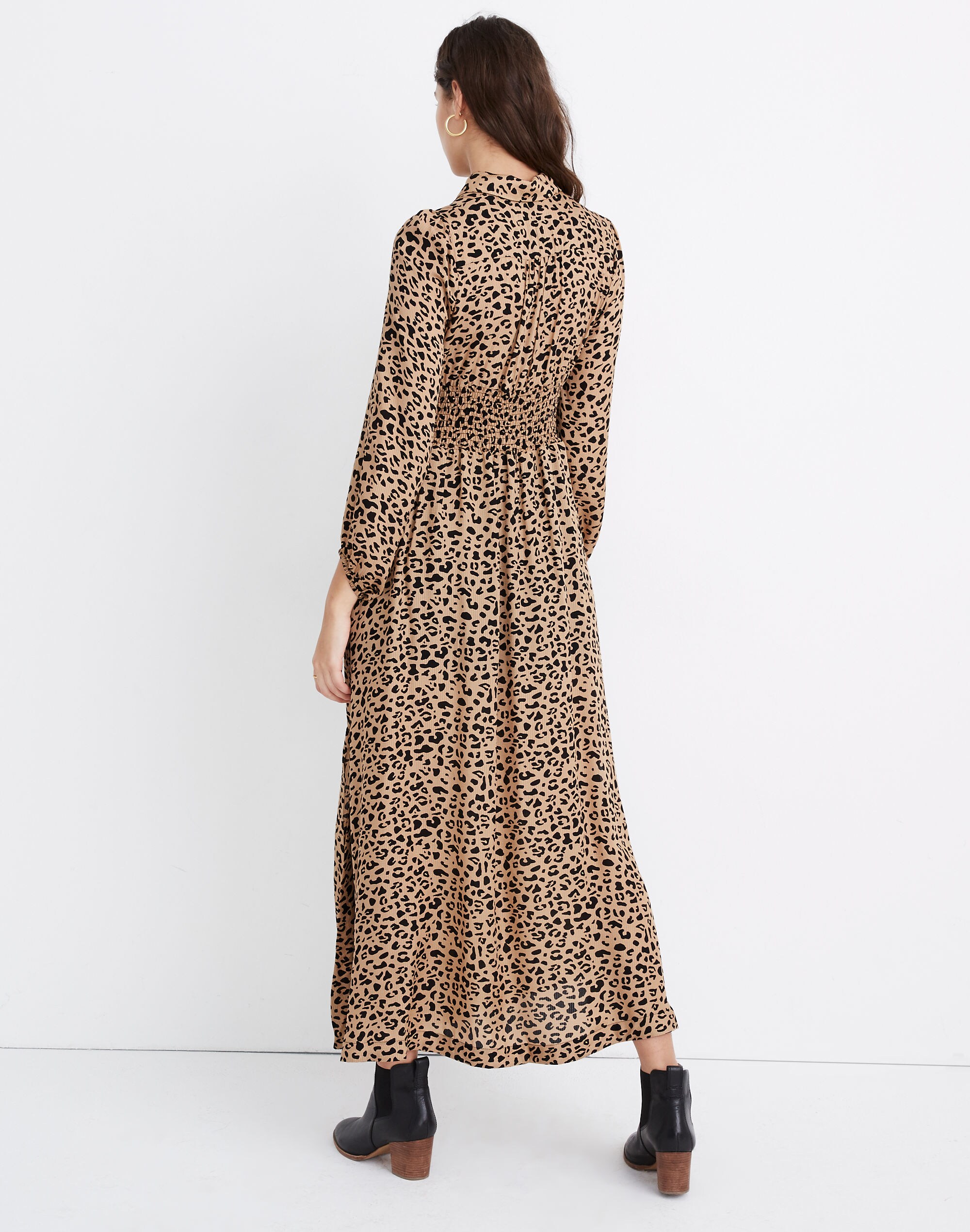 Baum Und Pferdgarten Amber Midi Dress in Leopard Print