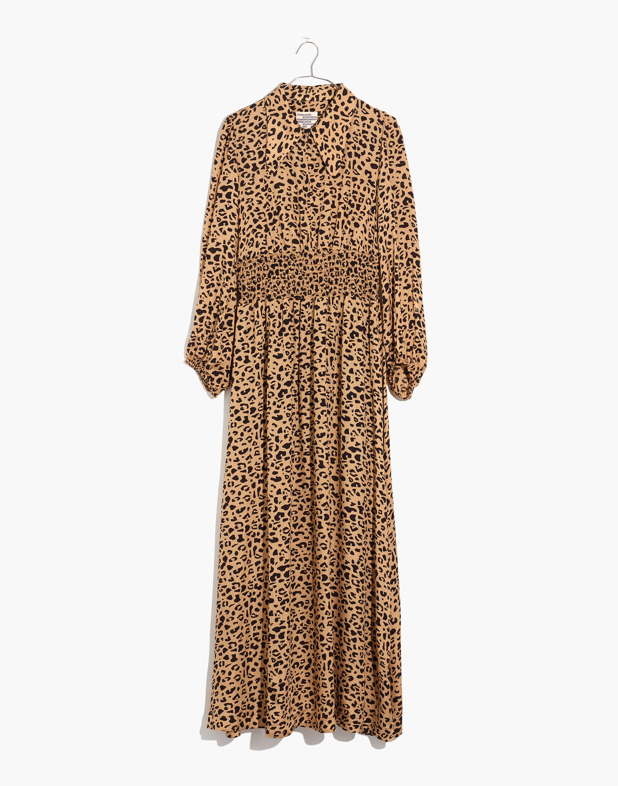 Baum Und Pferdgarten Amber Midi Dress in Leopard Print | Madewell