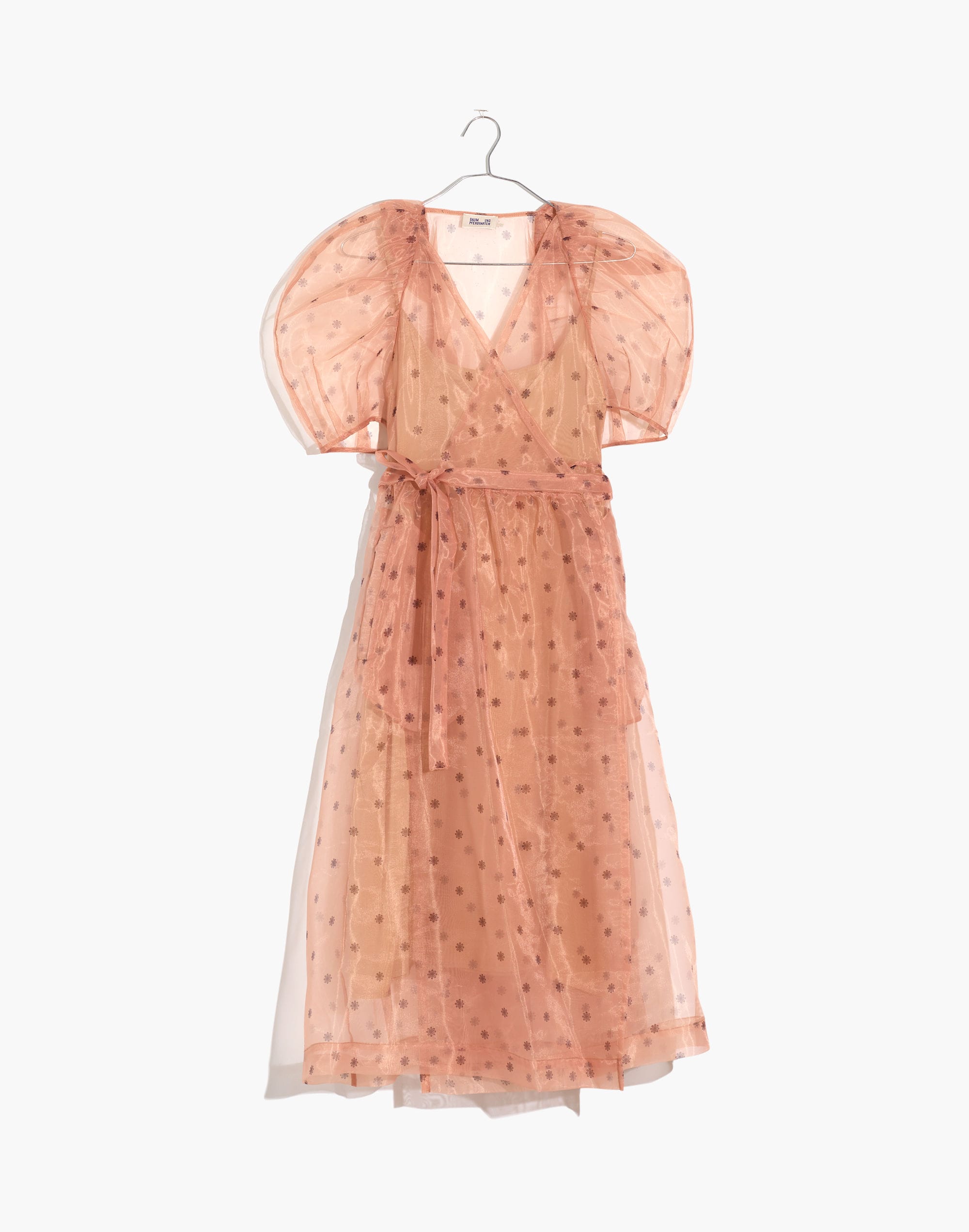 baum und pferdgarten adelaide puff-sleeve midi dress