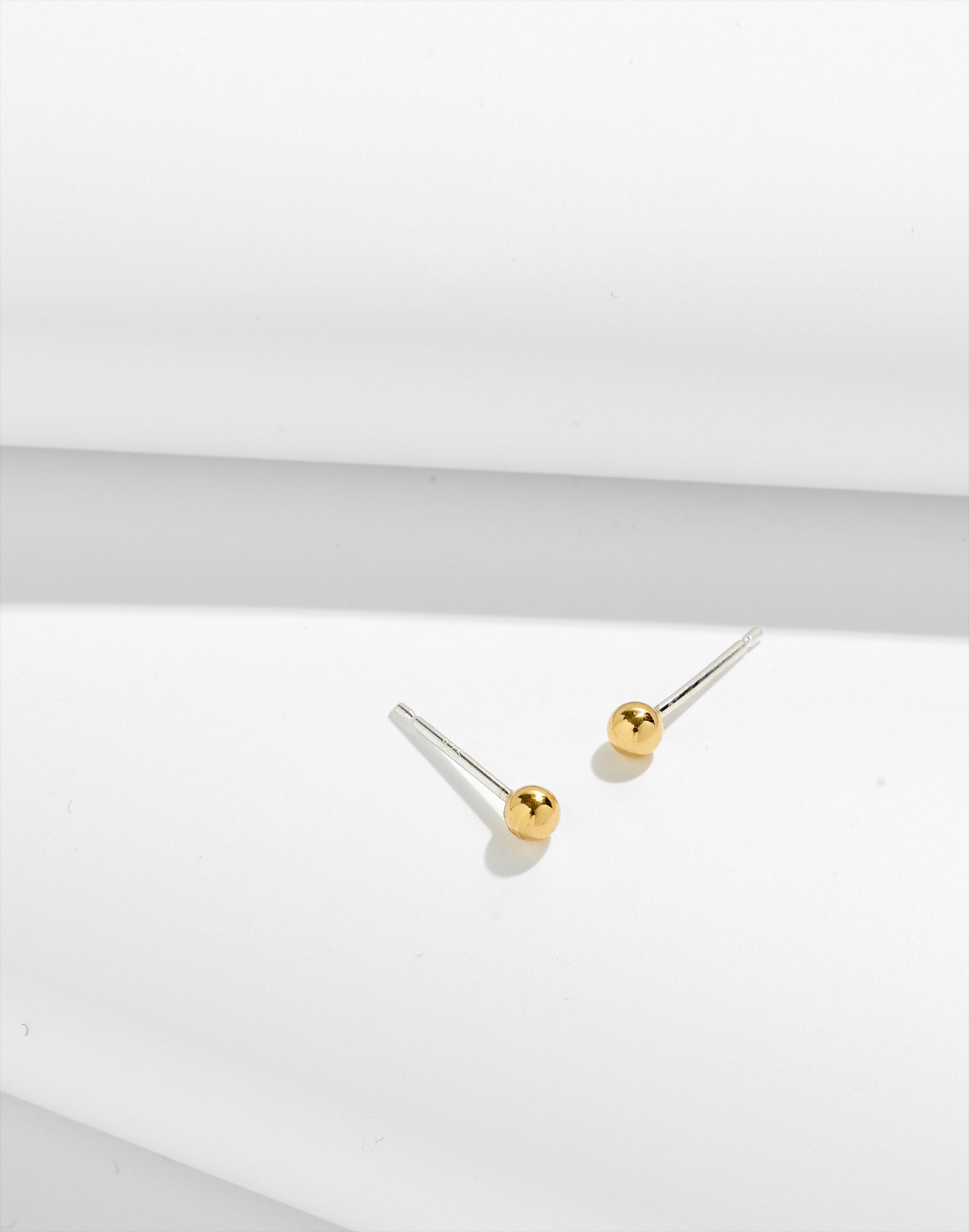 Delicate Collection Demi-Fine Ball Stud Earrings