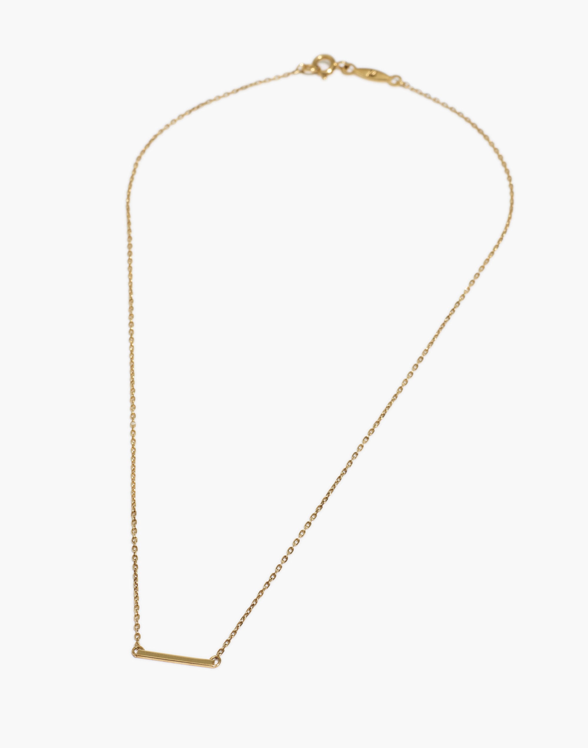 Delicate Collection Demi-Fine Bar Necklace