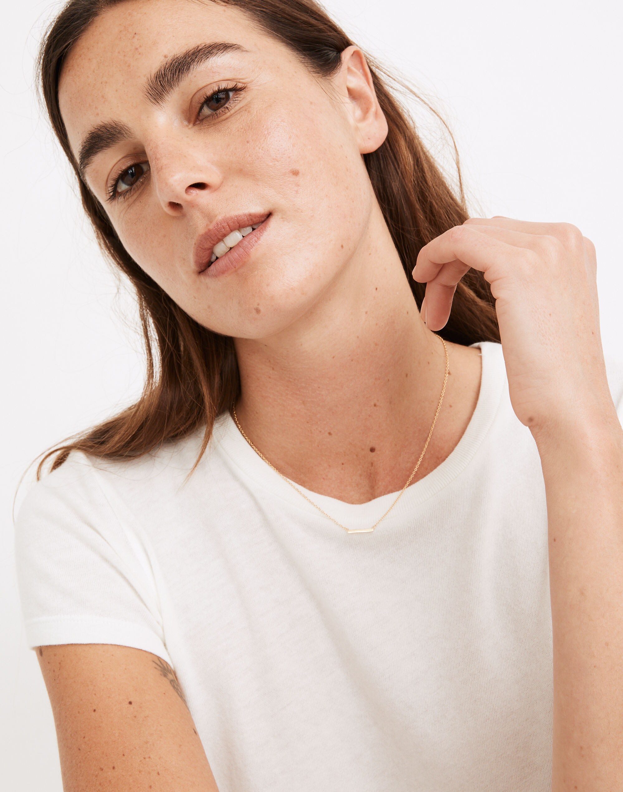 Delicate Collection Demi-Fine Bar Necklace