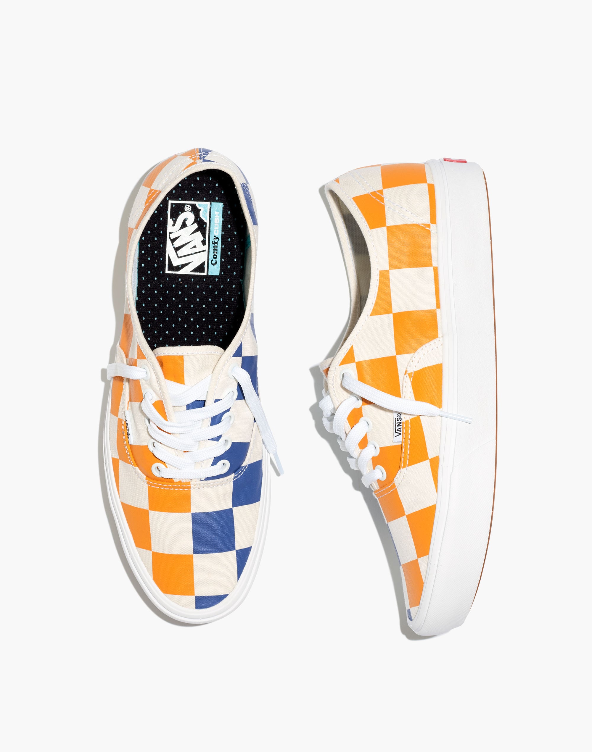 Vans&reg; Unisex Authentic Comfycush Sneakers in Big Checkerboard