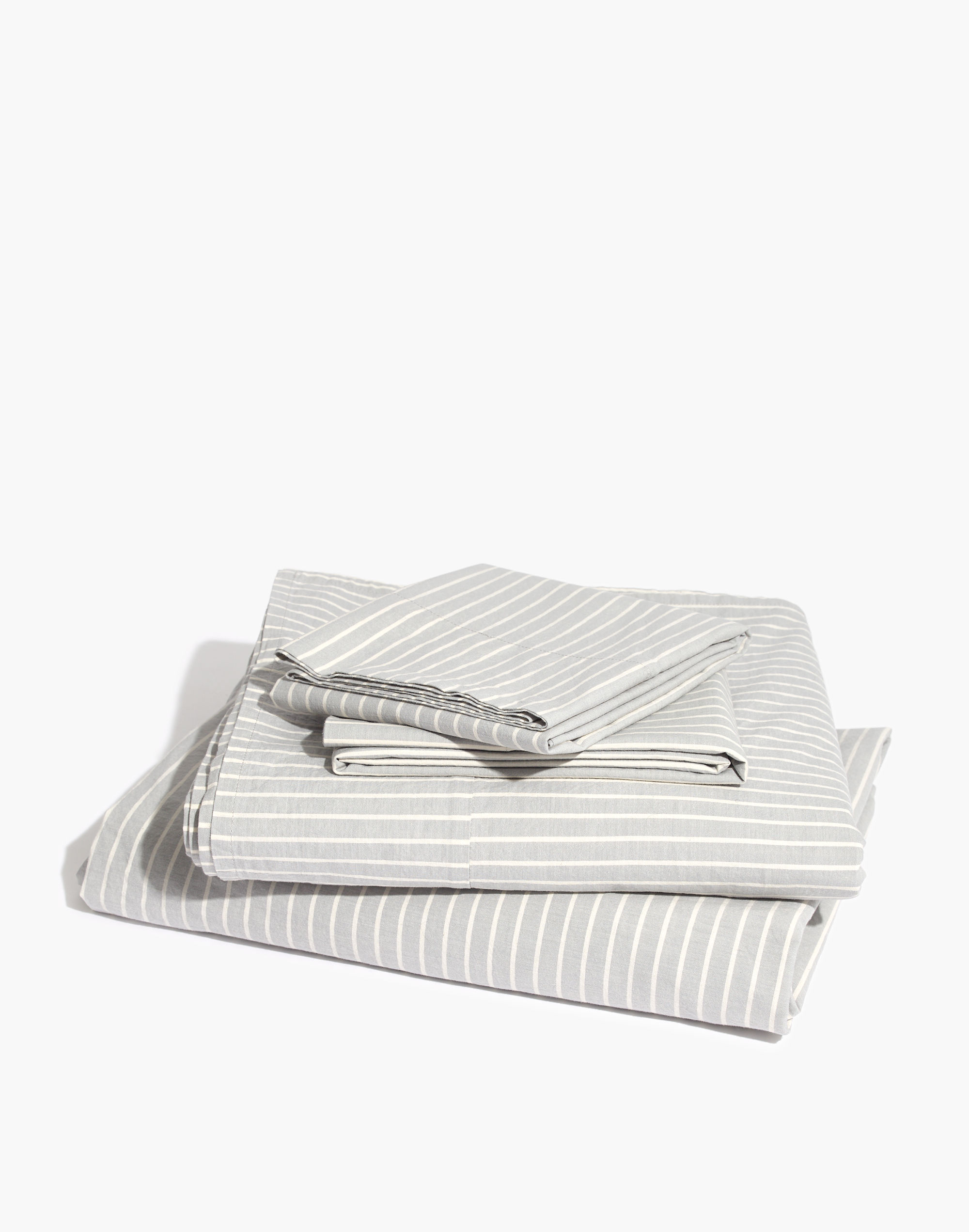 Madewell x Parachute&reg; Striped Cotton Queen Sheet Set