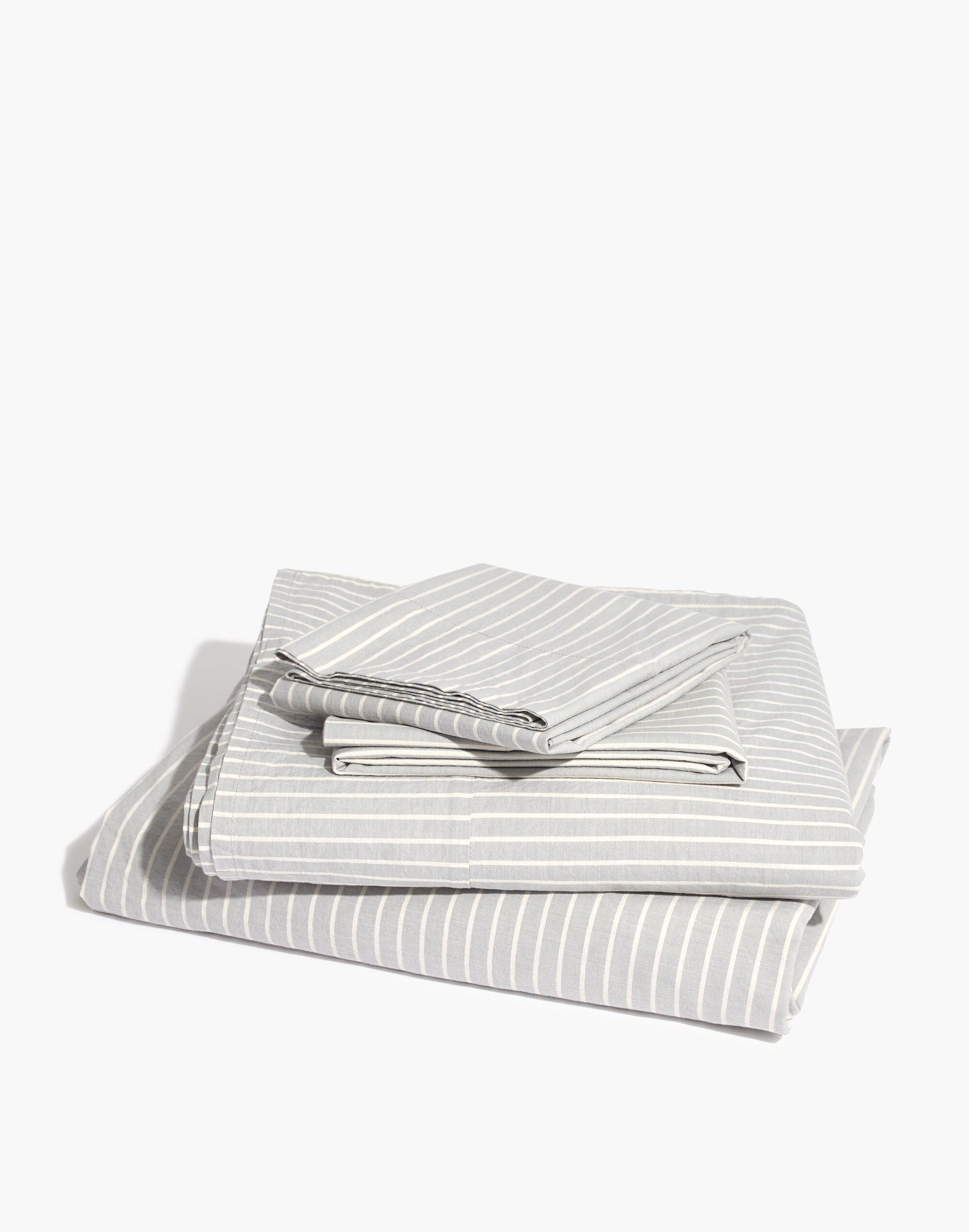 Madewell x Parachute&reg; Striped Cotton King Sheet Set