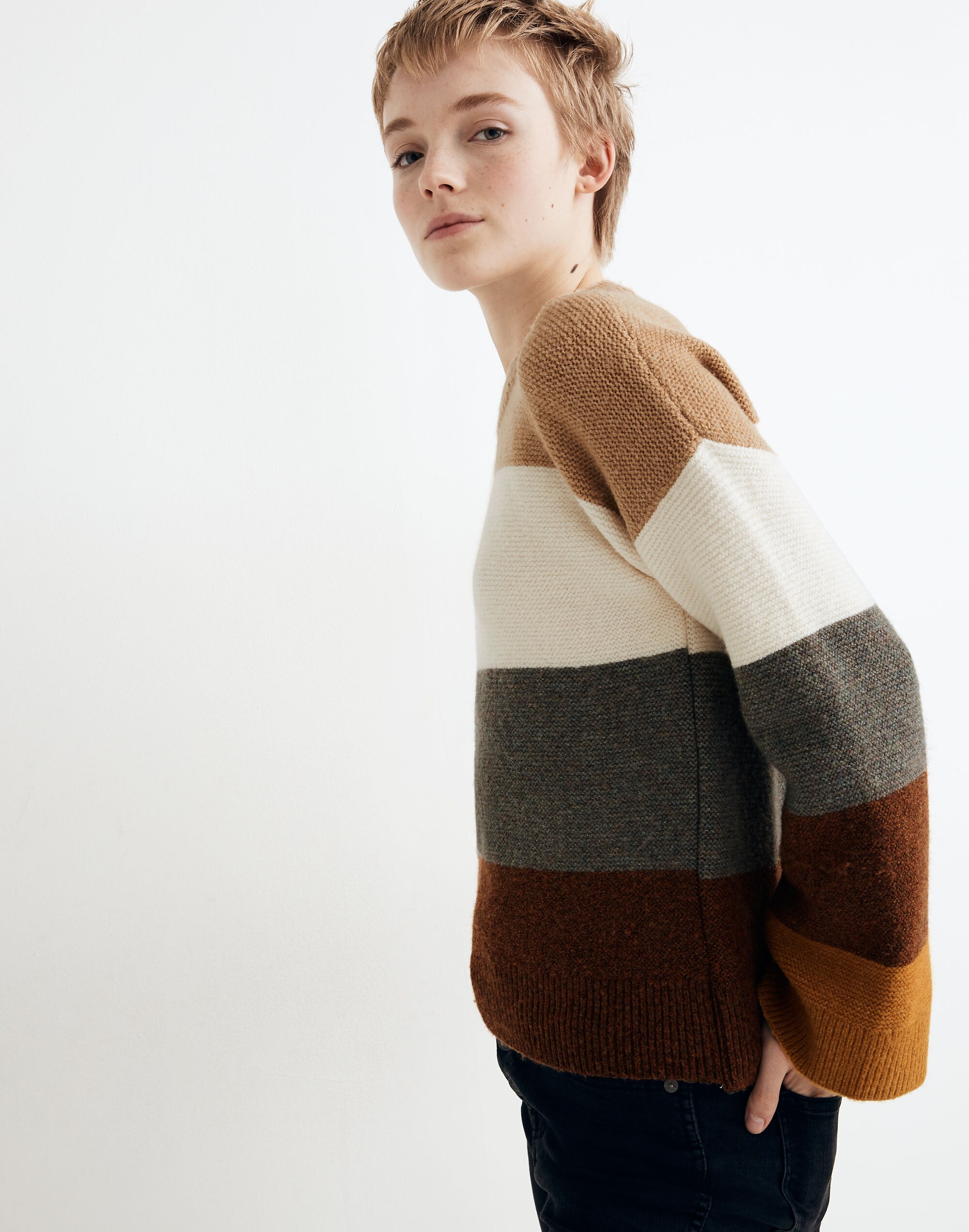 Andria Pullover Sweater in Coziest Yarn