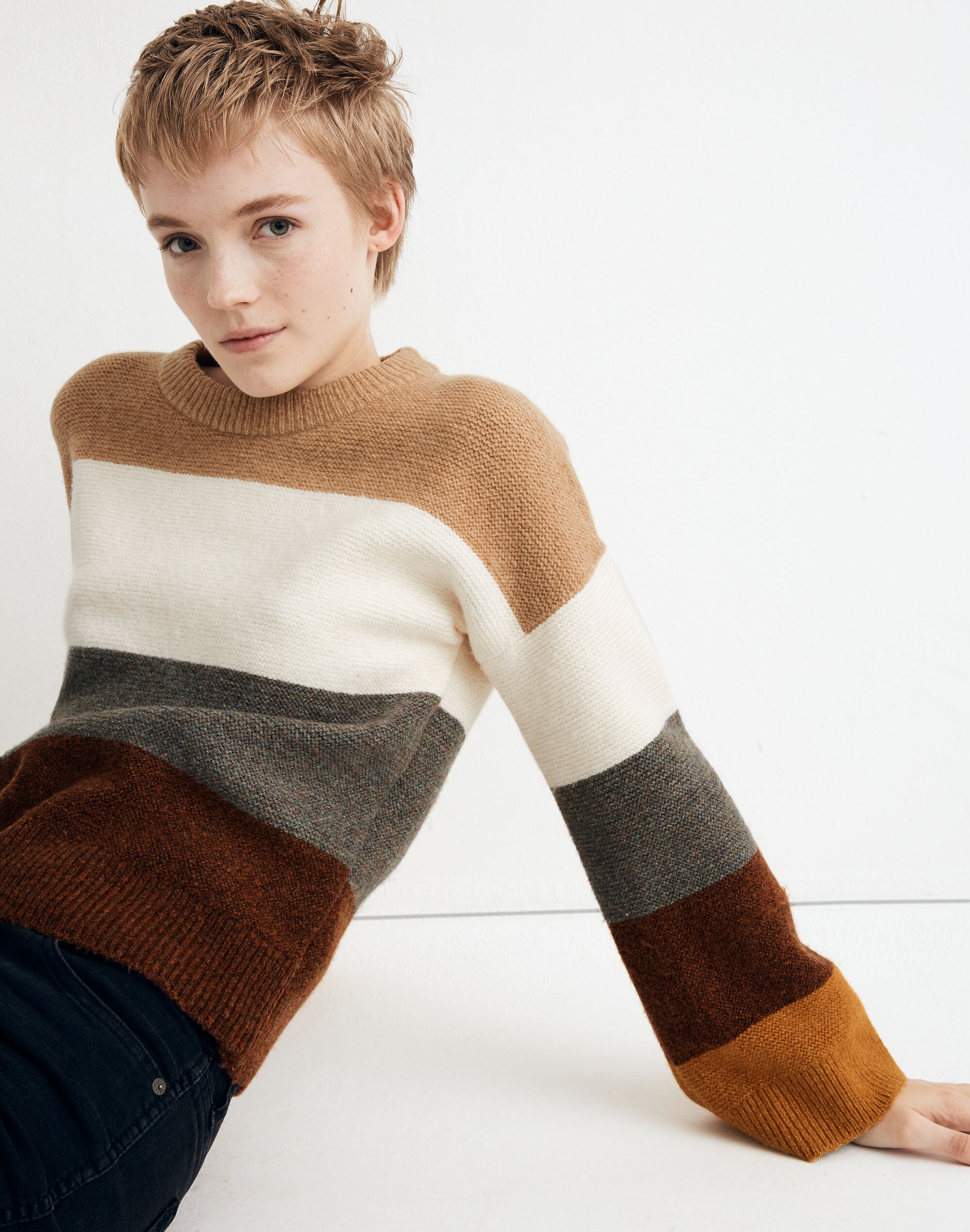 Andria Pullover Sweater in Coziest Yarn