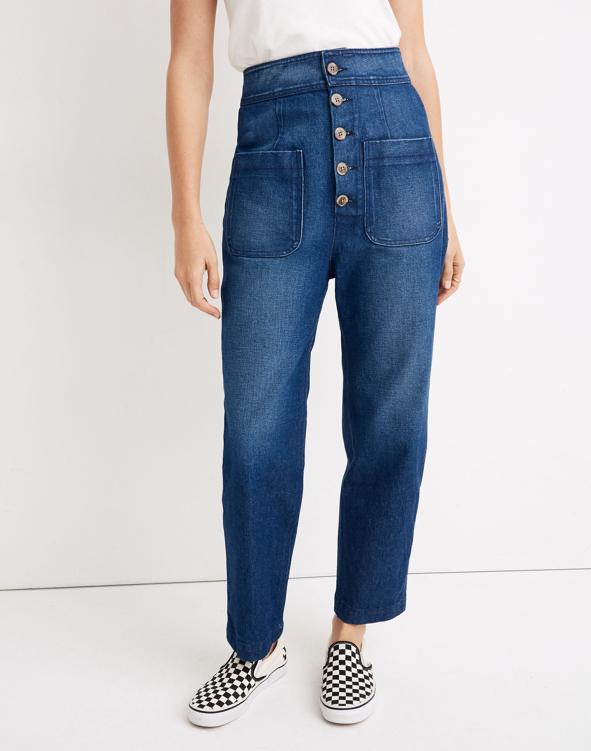 Caron Callahan&trade; Emily High-Rise Tapered Jeans