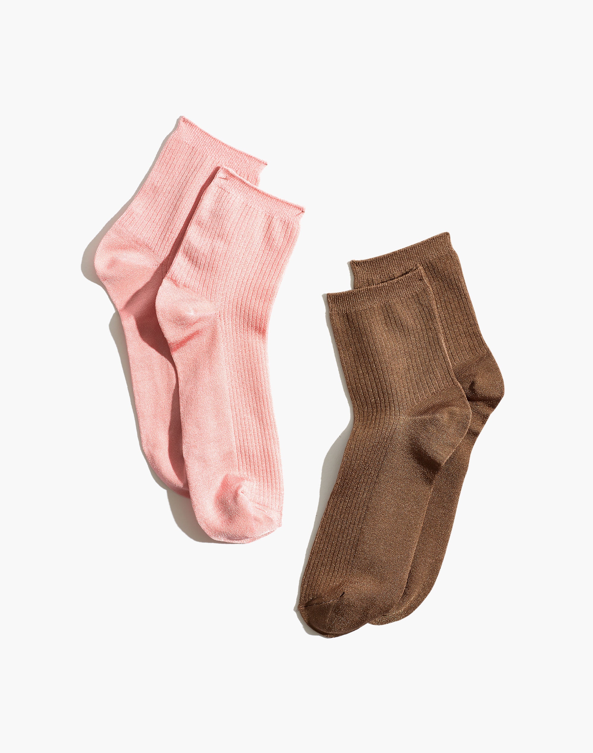 two-pack ankle socks