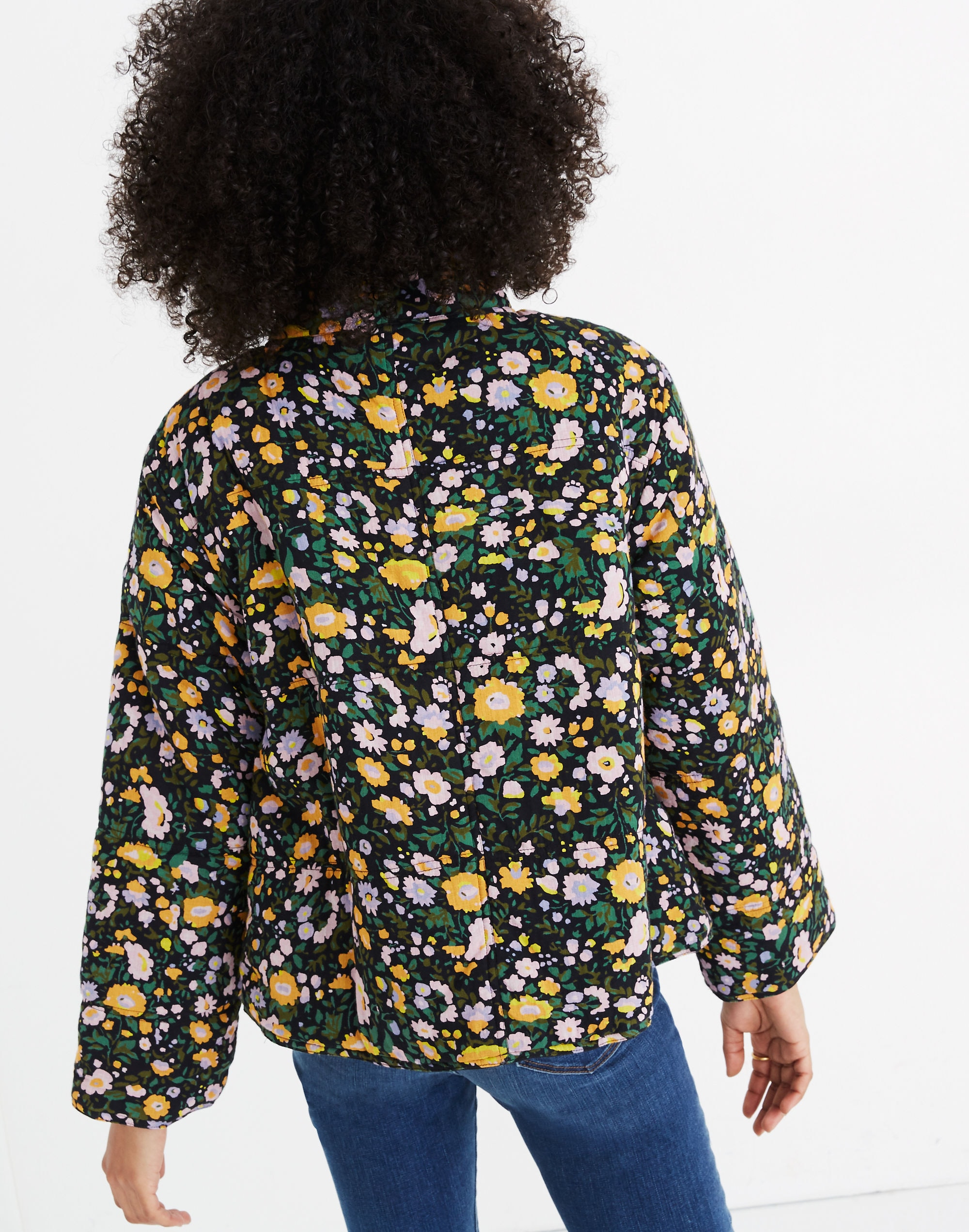Apiece Apart&trade; Floral Quilted Jacket
