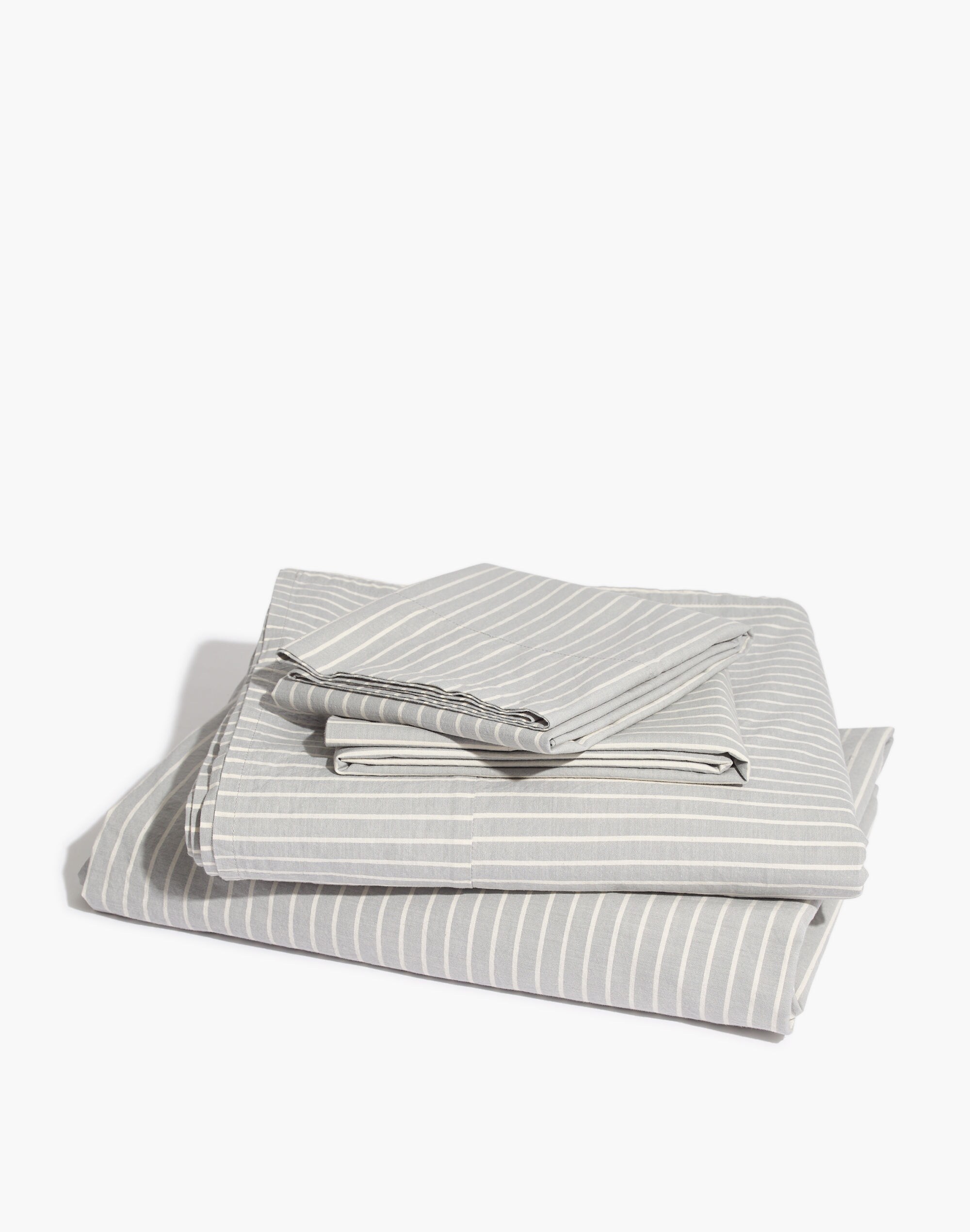 Madewell x Parachute&reg; Striped Cotton Full Sheet Set