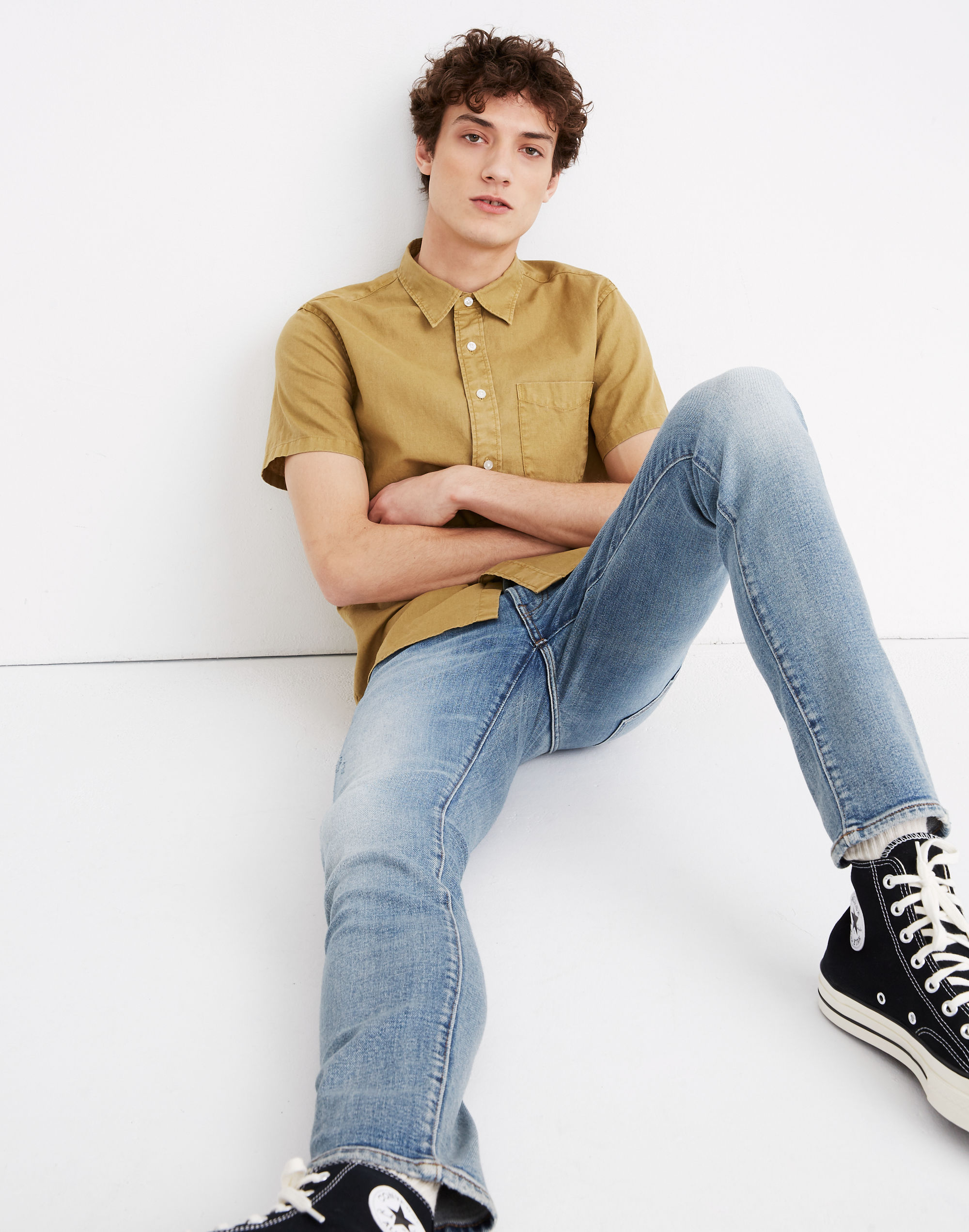 Skinny Authentic Flex Jeans in Bleecker Wash