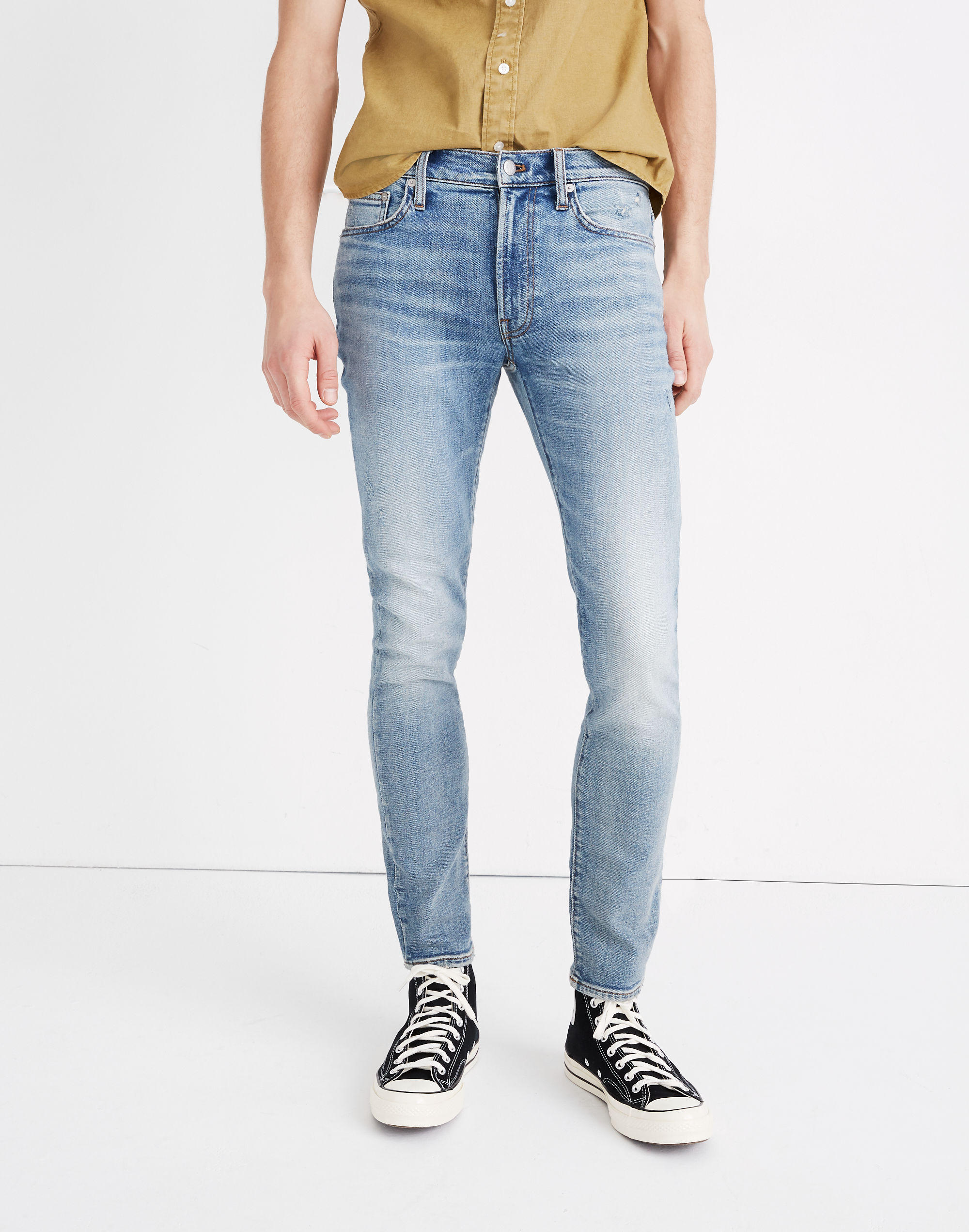 Skinny Authentic Flex Jeans in Bleecker Wash