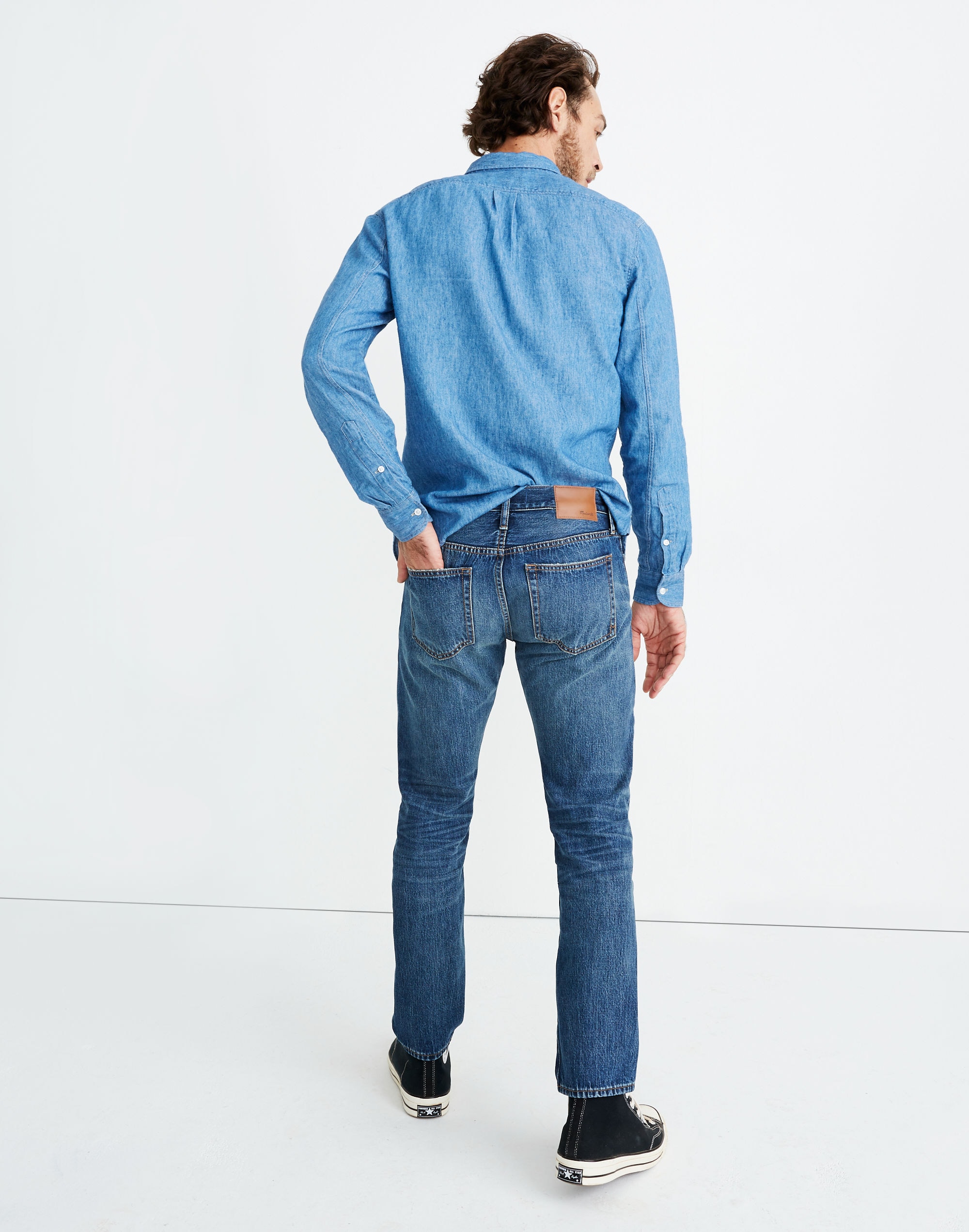 Slim Rigid Jeans in Misthaven Wash