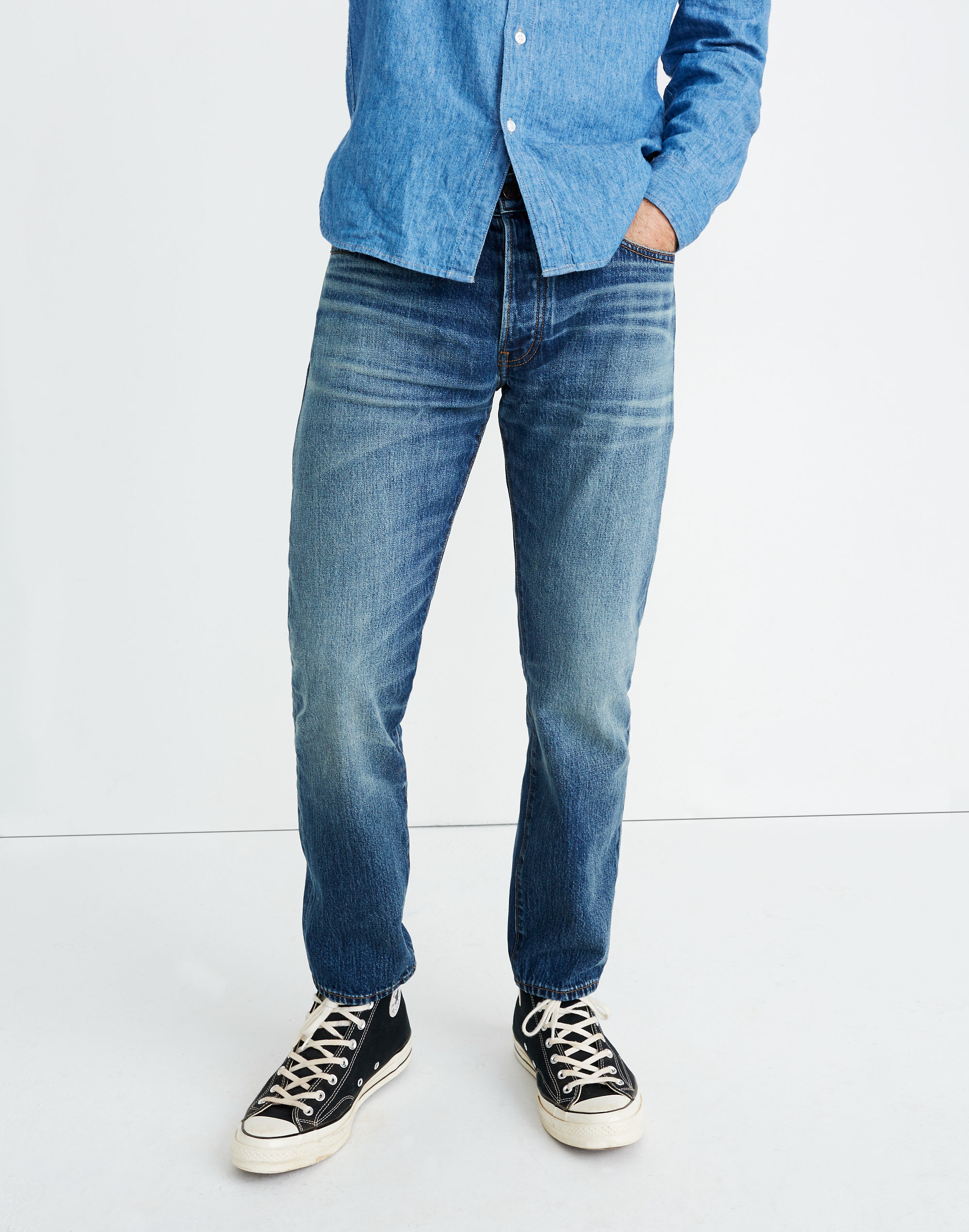 Slim Rigid Jeans in Misthaven Wash
