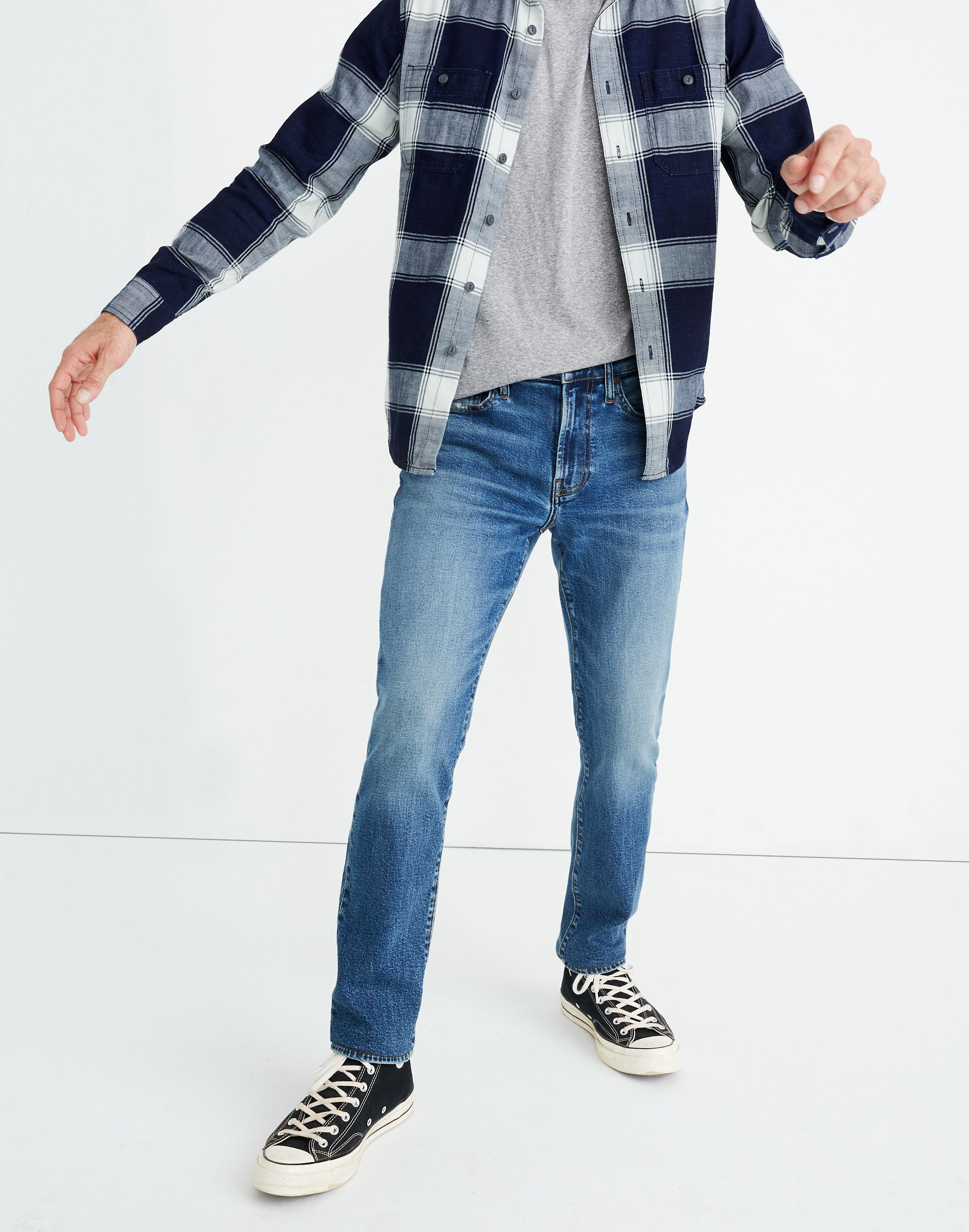 Slim Authentic Flex Jeans in Edmore Wash