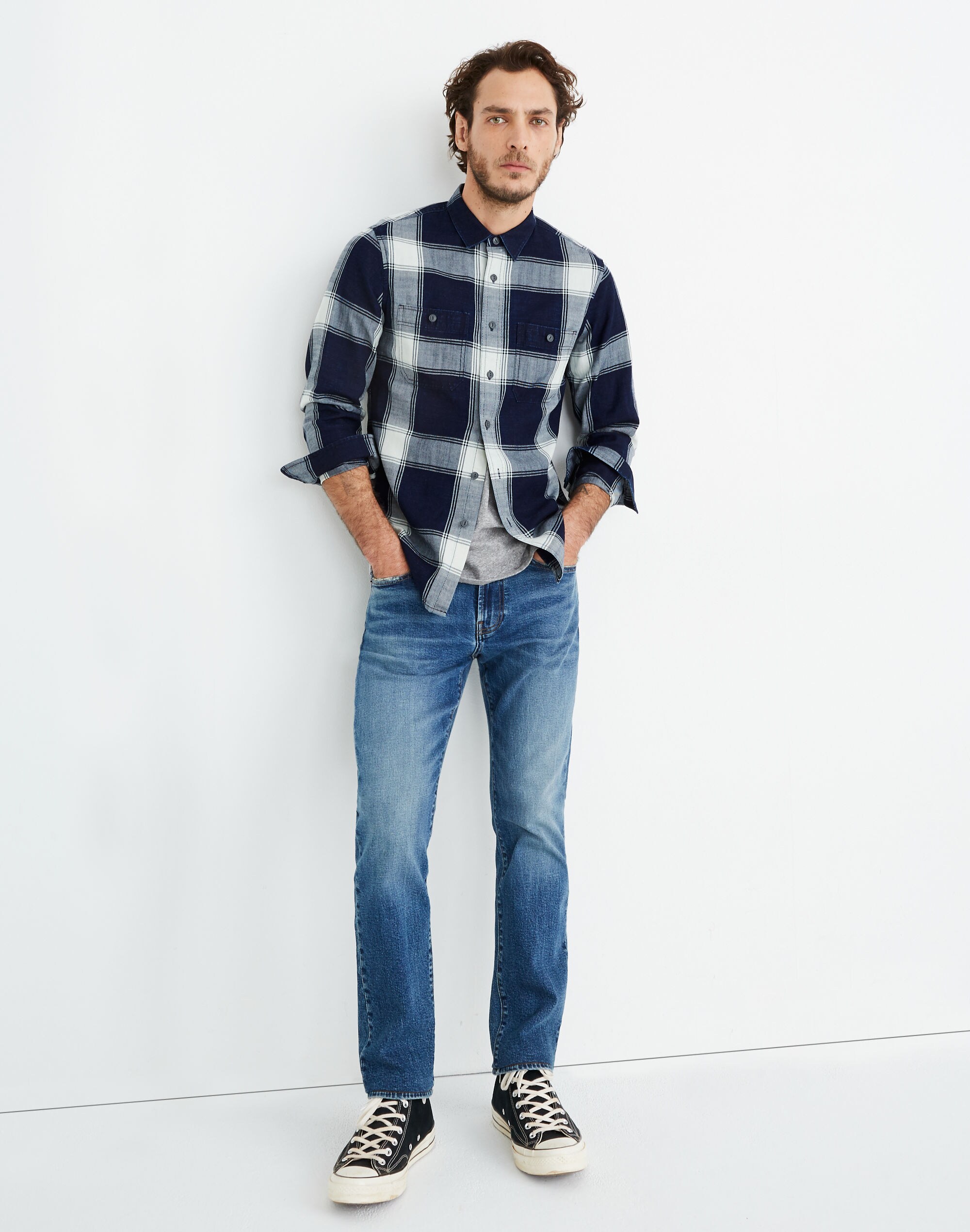 Slim Authentic Flex Jeans in Edmore Wash