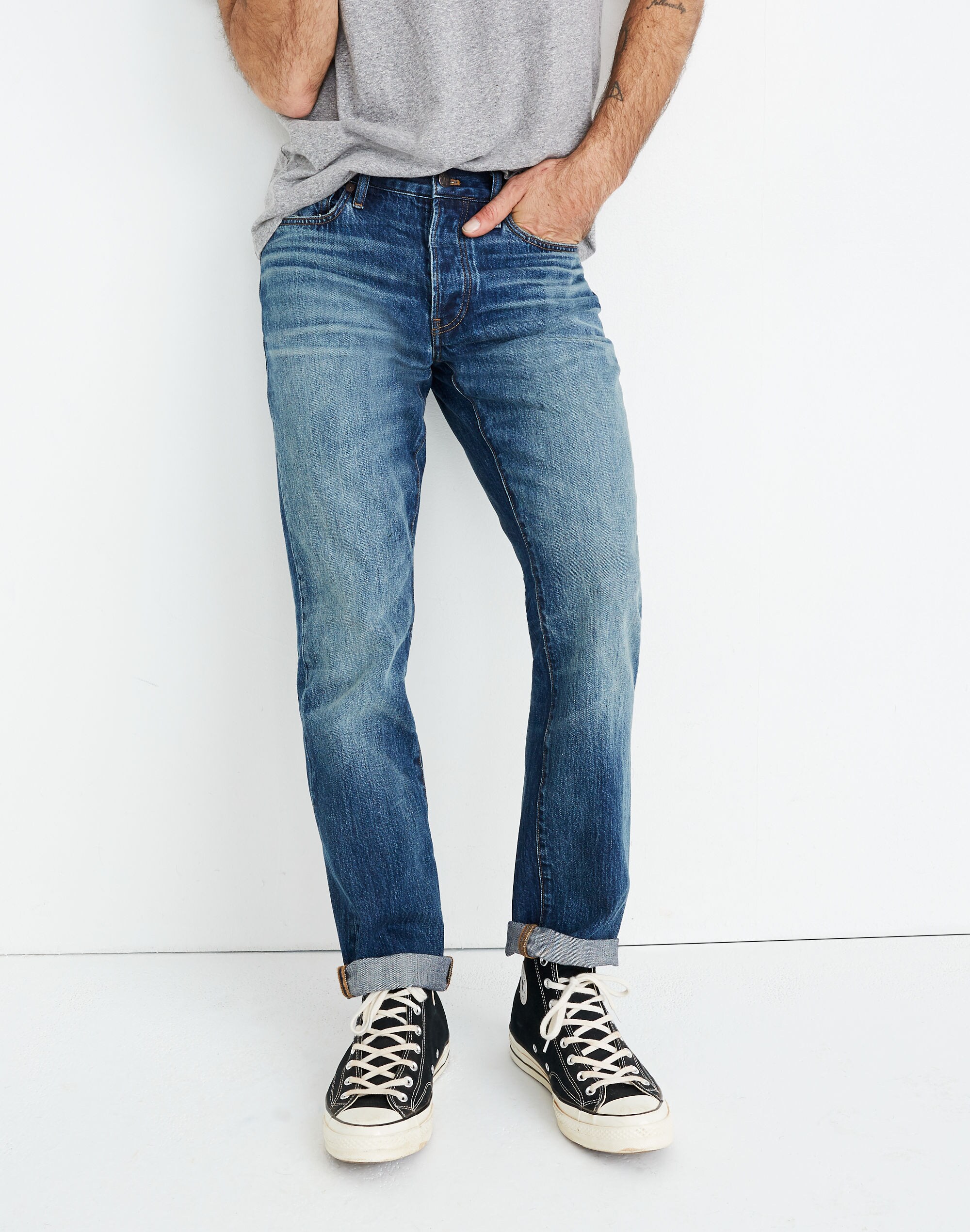 Straight Rigid Jeans in Misthaven Wash