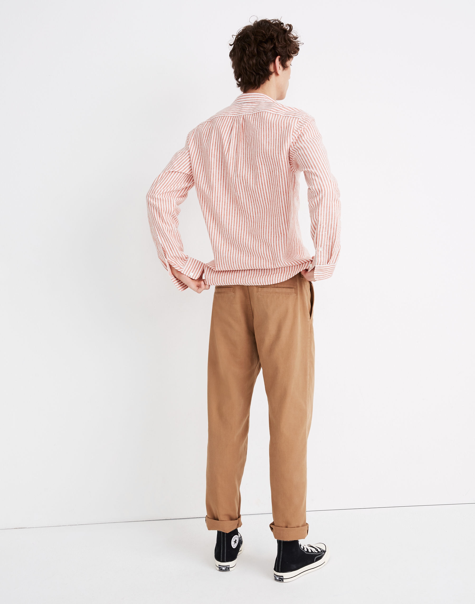 Relaxed Straight Chino Pants