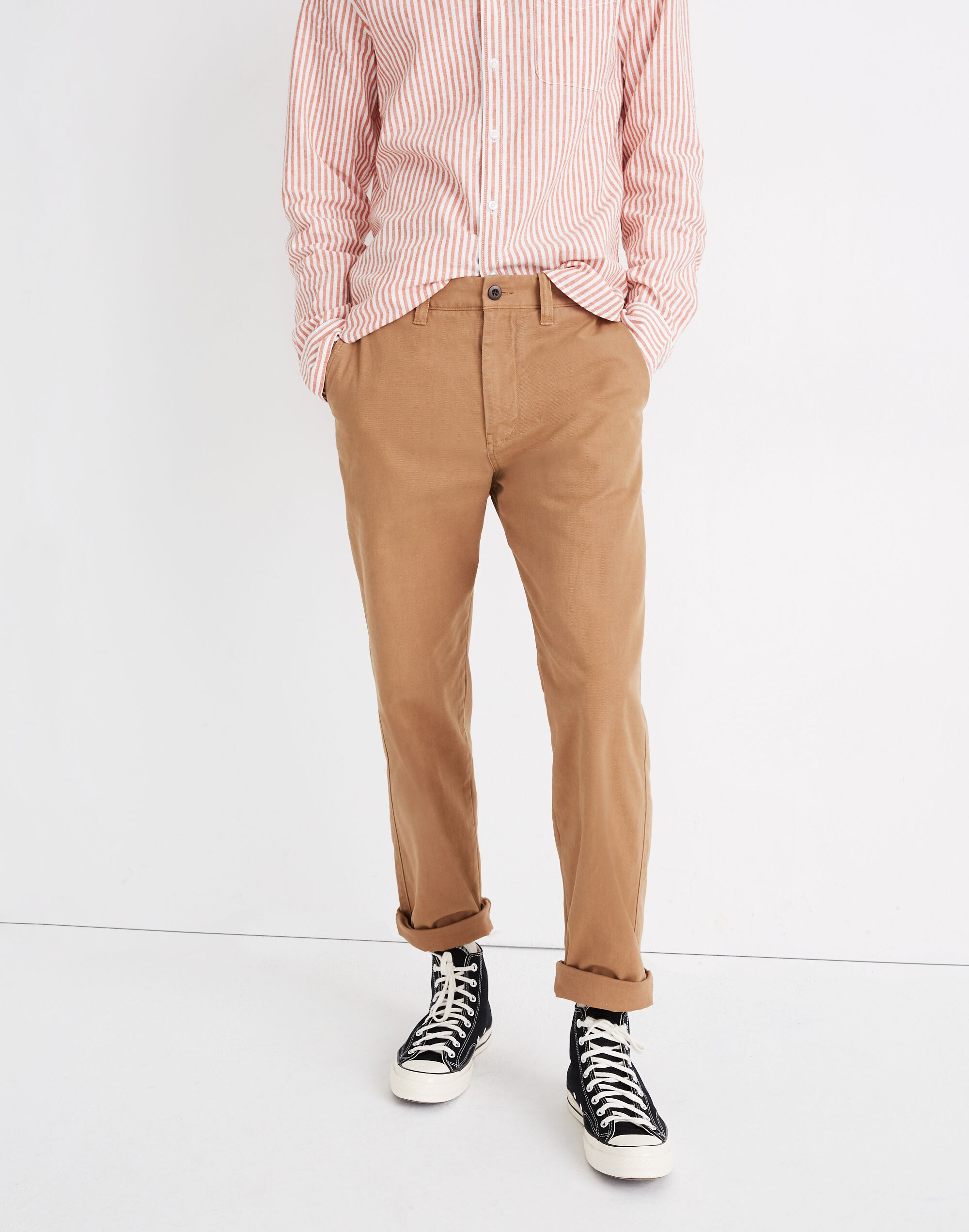 Relaxed Straight Chino Pants