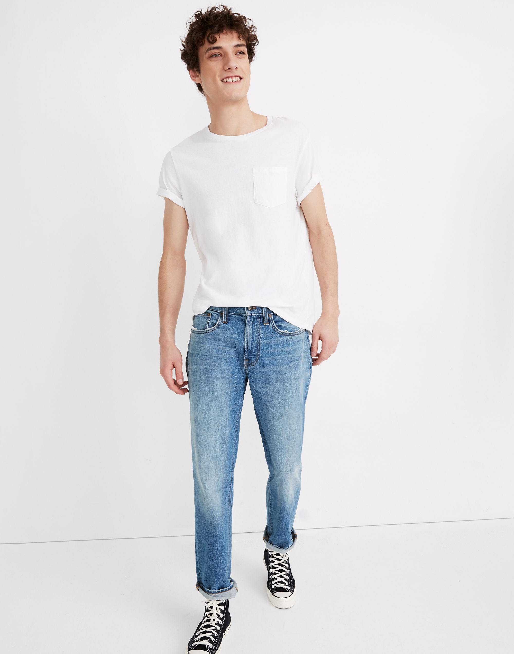 Relaxed Straight Authentic Flex Jeans in Eastchase Wash