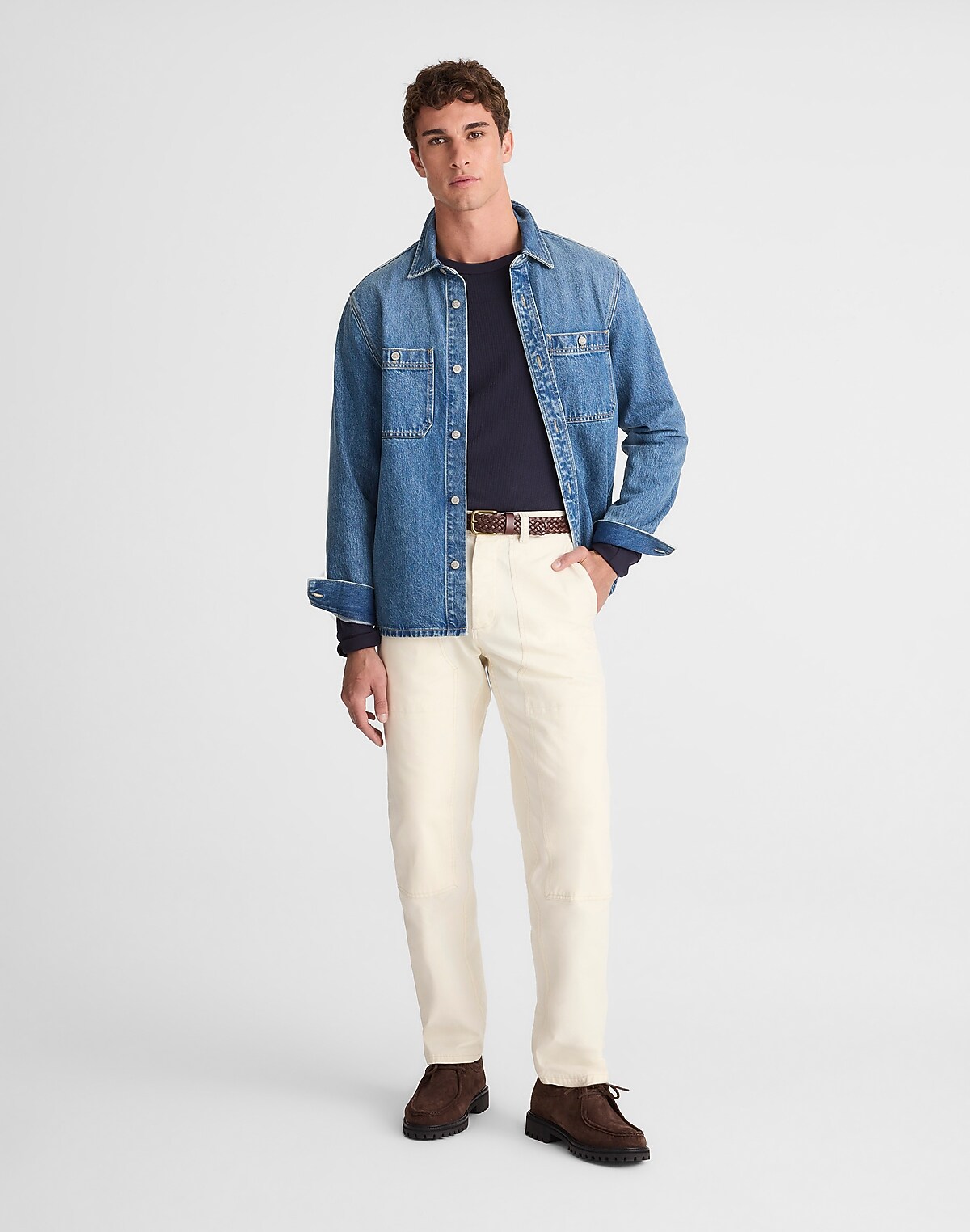 Relaxed Straight Workwear Pants